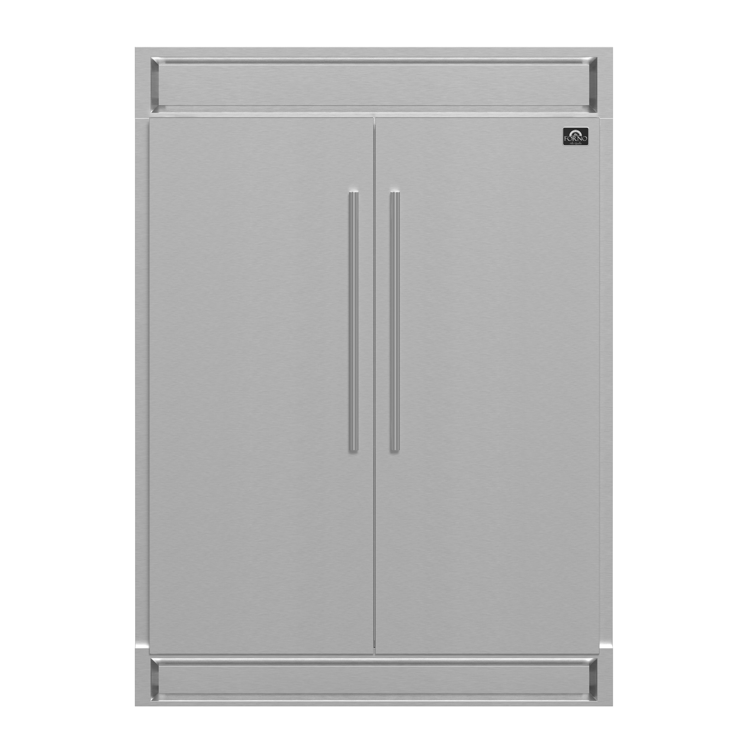 Congelador / Refrigerador Vertical Convertible FORNO Maderno 13.6 pies cúbicos de capacidad, sin escarcha, de acero inoxidable, certificado ENERGY STAR FFFFD1722-60S