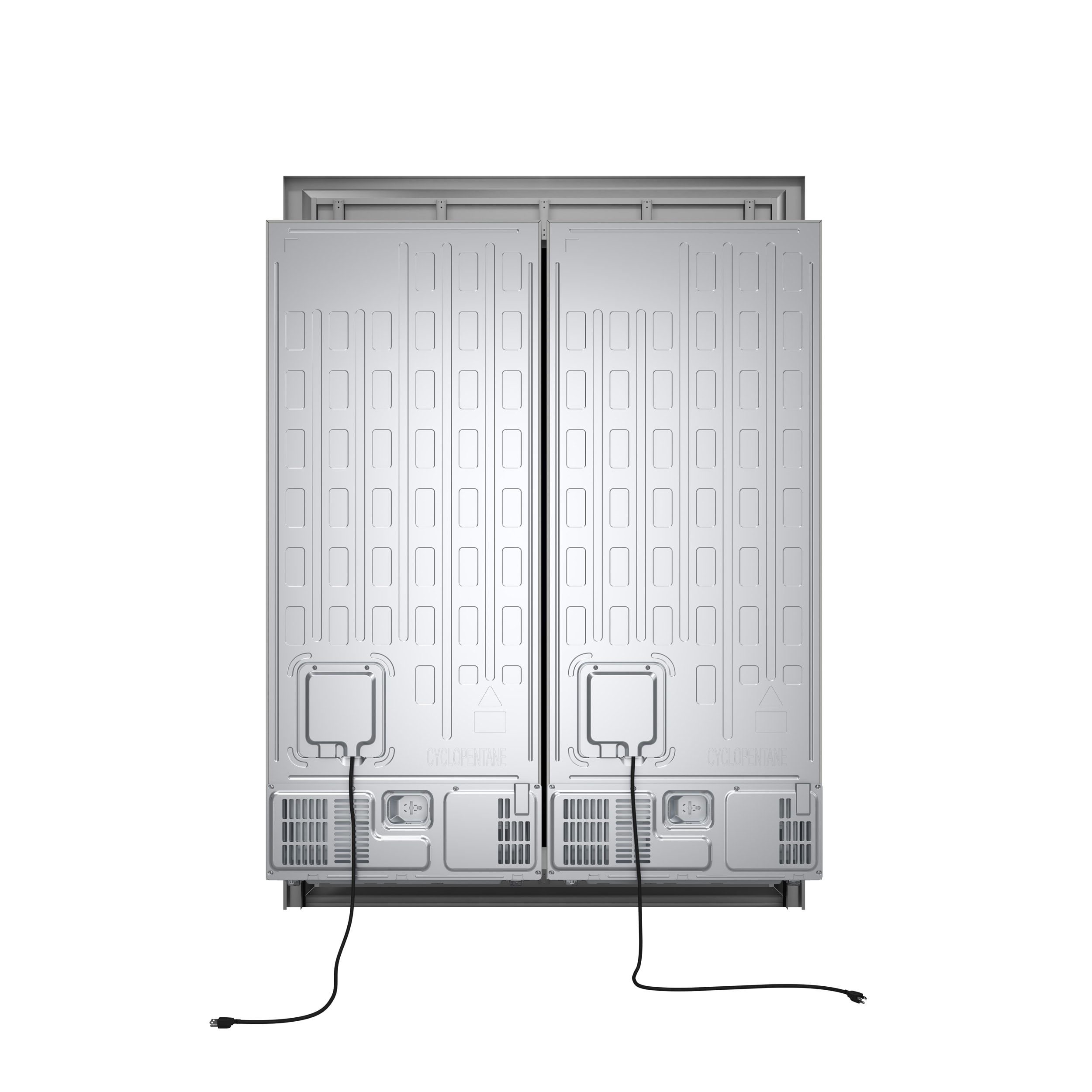 Congelador / Refrigerador Vertical Convertible FORNO Maderno 13.6 pies cúbicos de capacidad, sin escarcha, de acero inoxidable, certificado ENERGY STAR FFFFD1722-60S