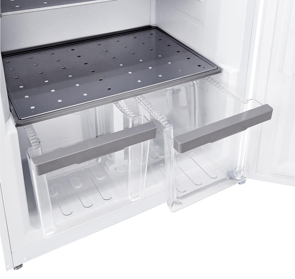 Congelador/Refrigerador Vertical Convertible de Control Digital Midea de 17 pies cúbicos, listo para el garaje, sin escarcha (Blanco) Certificado ENERGY STAR MRU17F5AWW