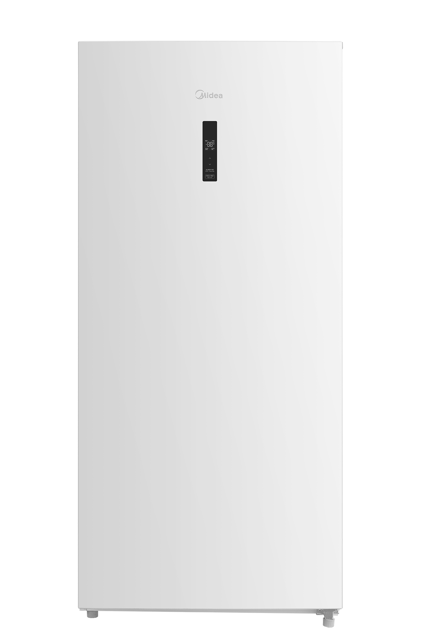 Congelador vertical convertible con control digital Midea 21.1 pies cúbicos listo para el garaje congelador vertical libre de escarcha (blanco) certificado ENERGY STAR MRU21F5BWW