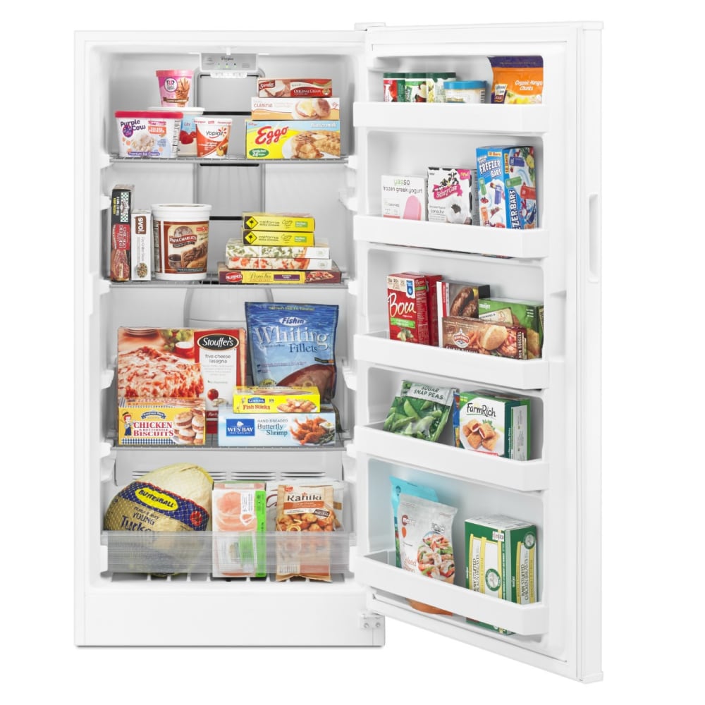 Congelador Vertical sin escarcha de 15.7 pies cúbicos (Blanco) Whirlpool WZF34X16DW