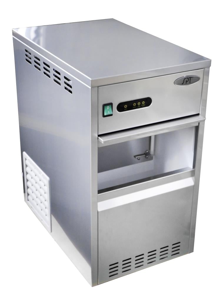 Fabricador de hielo triturado independiente que produce 40 kg de hielo al día (acero inoxidable) SZB-40