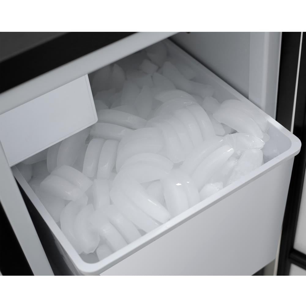 Máquina de hielo incorporada para hacer cubitos de hielo de acero inoxidable que produce 25 libras de hielo al día