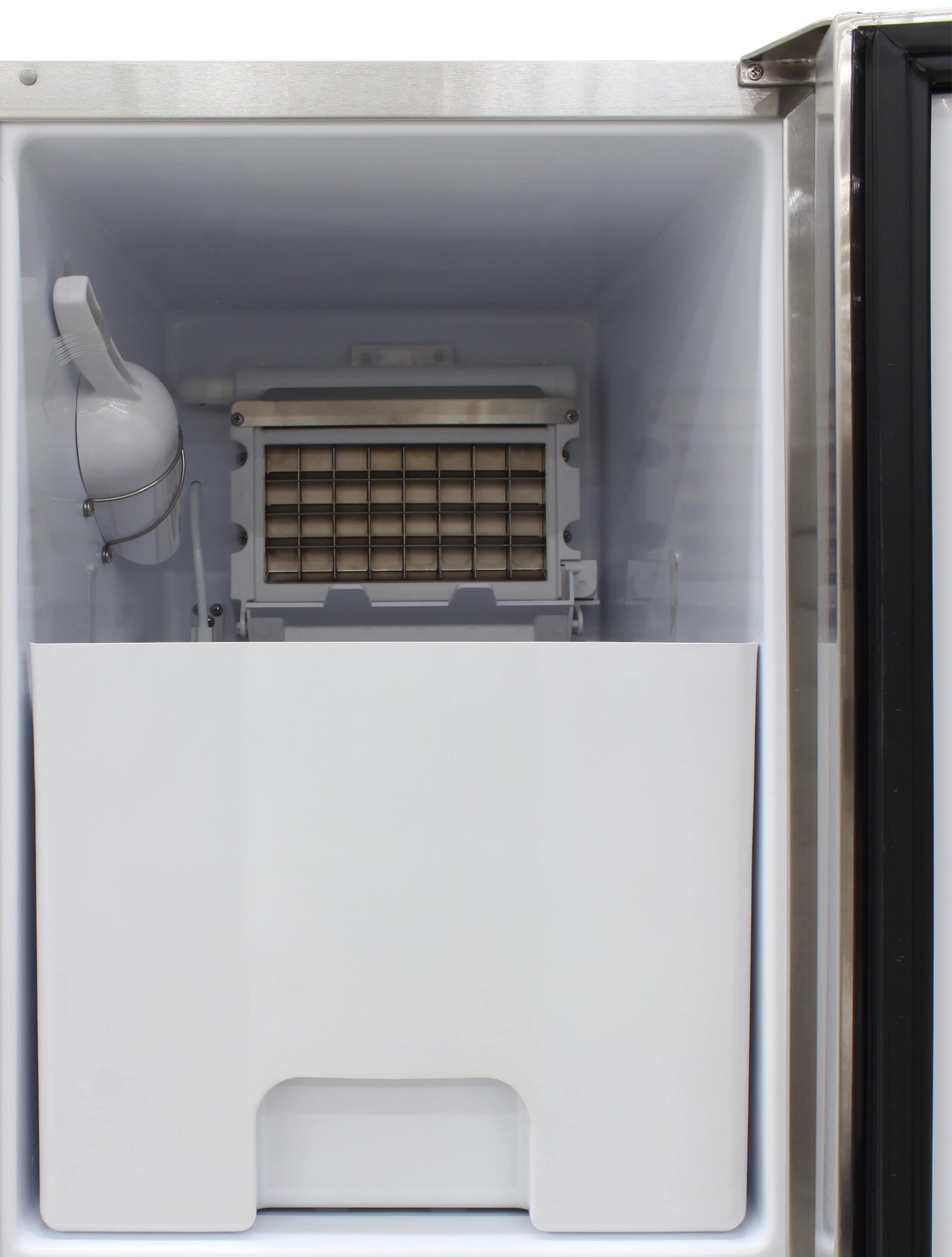 Fabricadora de Hielo de Cubitos Brama de 50 libras al día (Acero inoxidable) BR-15OUIM-SS