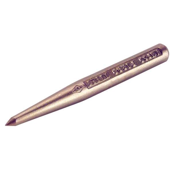 Ampco Safety Tools Round Center Punch, 5/8x6, Nonsparking - P-1293