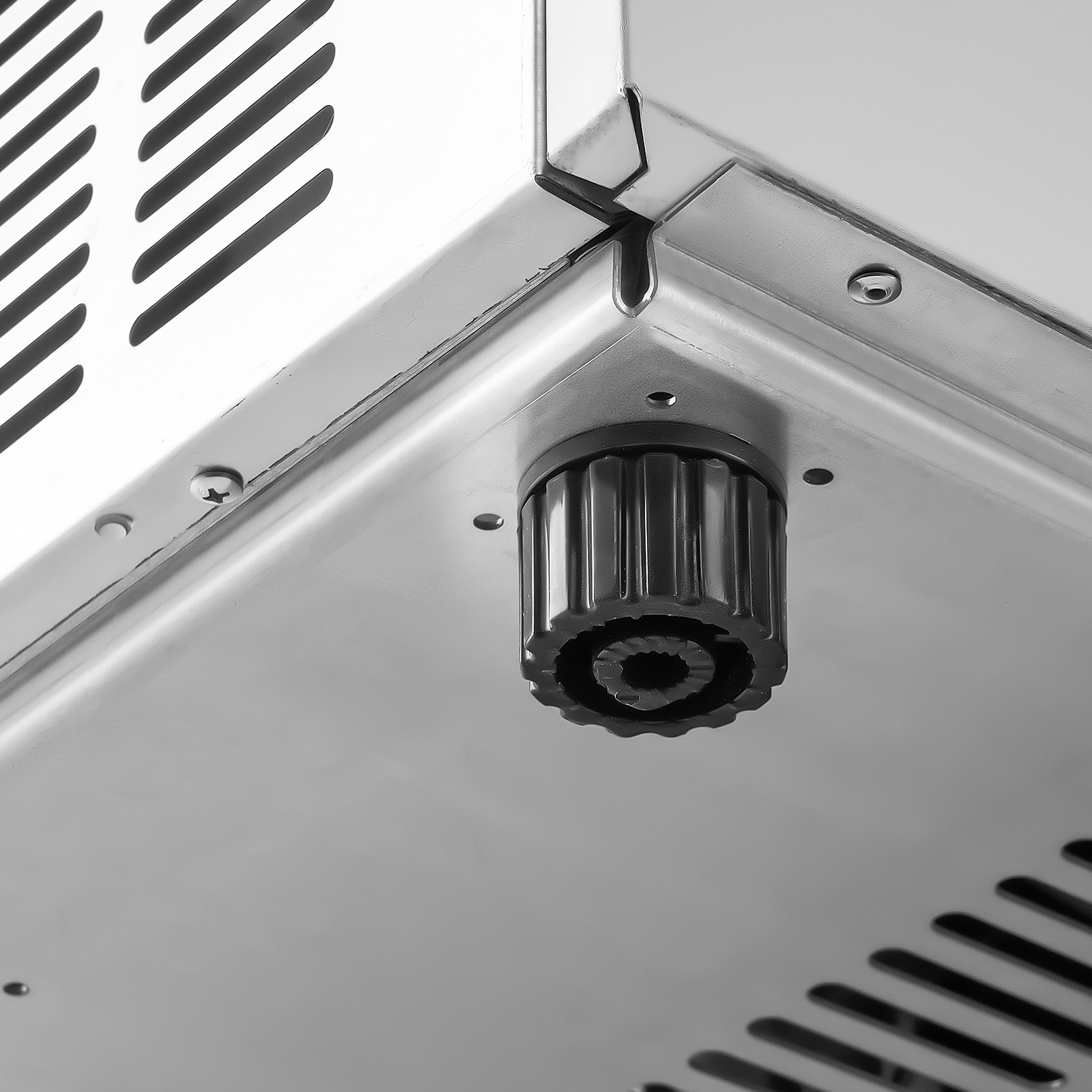 Fabricador de Hielo Autónomo de Cubitos de Acero Inoxidable + PP de 66 LBS de Almacenamiento, Produce 160 lbs de Hielo al Día