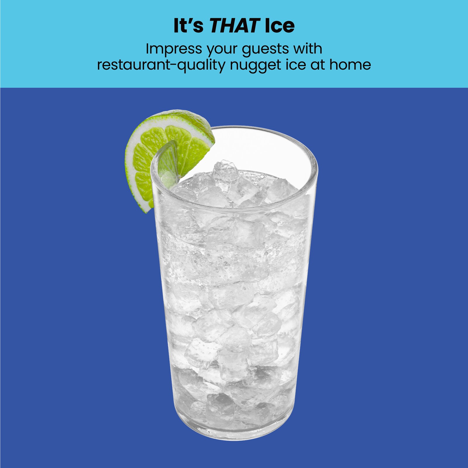 Máquina para hacer hielo de 26 libras por día Chefman Iceman, para la encimera o portátil, fabricador de hielo de cúmulos/grava (acero inoxidable) RJ56-D-2