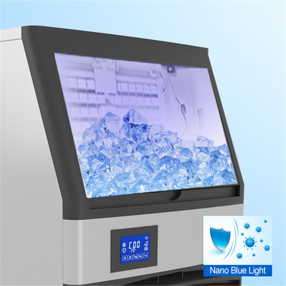 Máquina de hielo independiente que produce cubos de hielo de 150 libras por día (plata) de Jeremy Cass