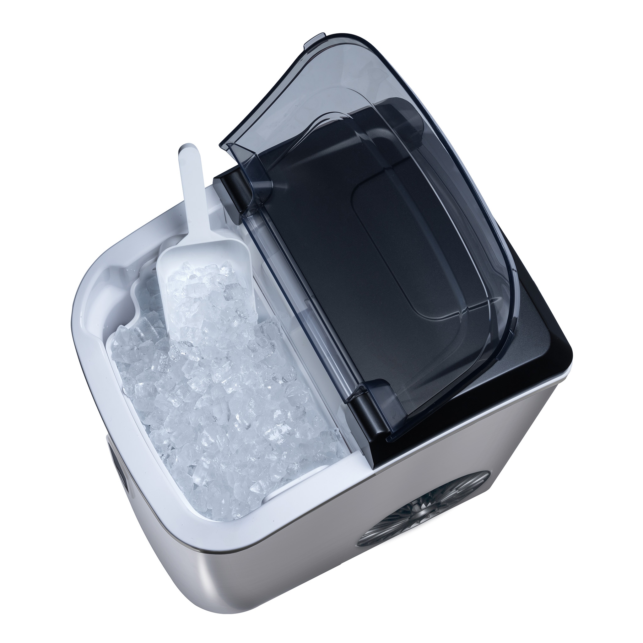 Máquina de hielo de pepita que produce 26 lb de hielo al día (Acero inoxidable) NIM026SSN0