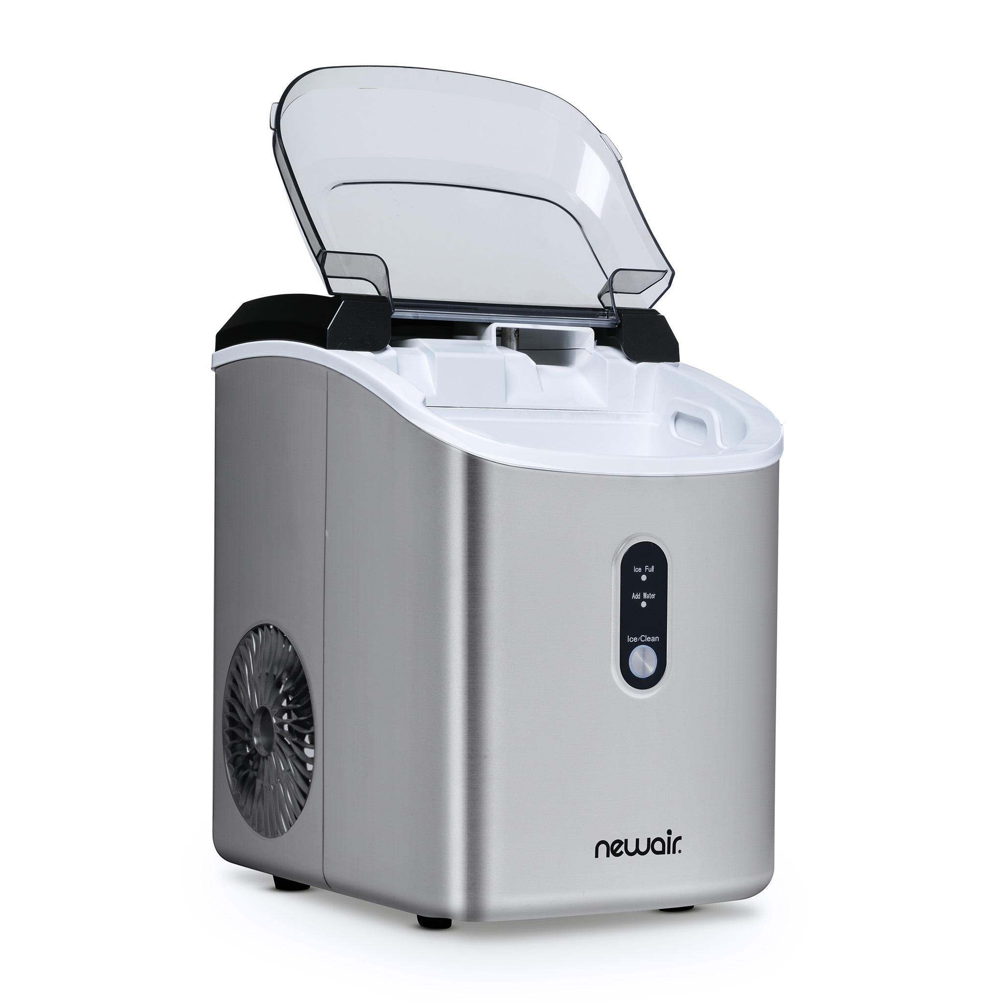 Máquina de hielo de pepita que produce 26 lb de hielo al día (Acero inoxidable) NIM026SSN0
