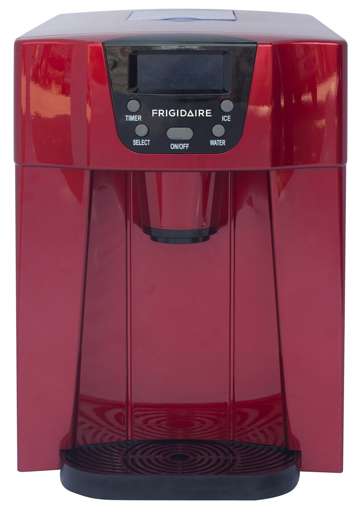 Fabricador de hielo en forma de bala Frigidaire de 26 libras por día (rojo) EFIC227-RED.