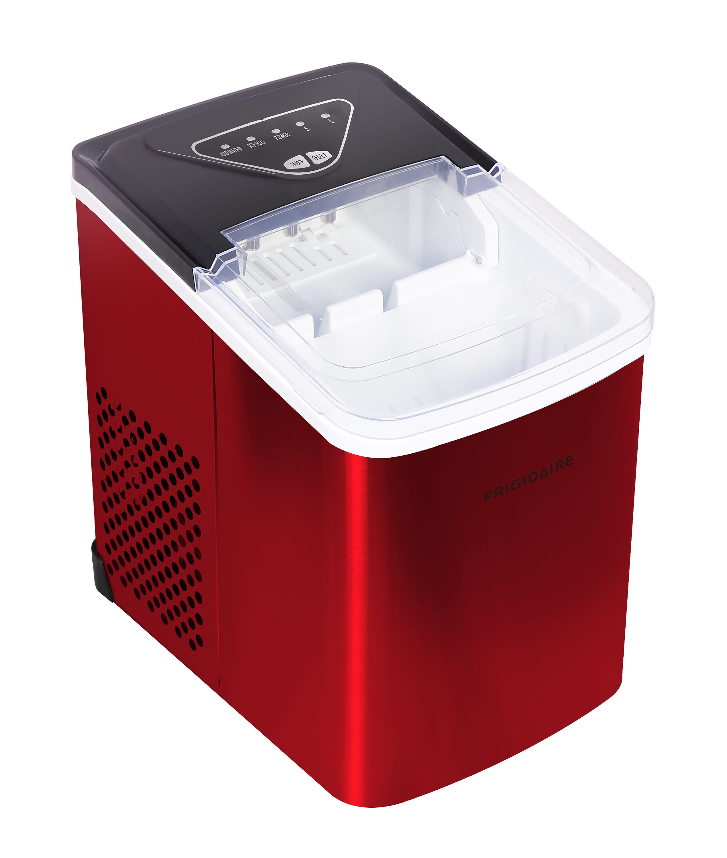 Fabricador de hielo tipo bala Frigidaire de 26 libras por día (Acero inoxidable) EFIC123-SSRED