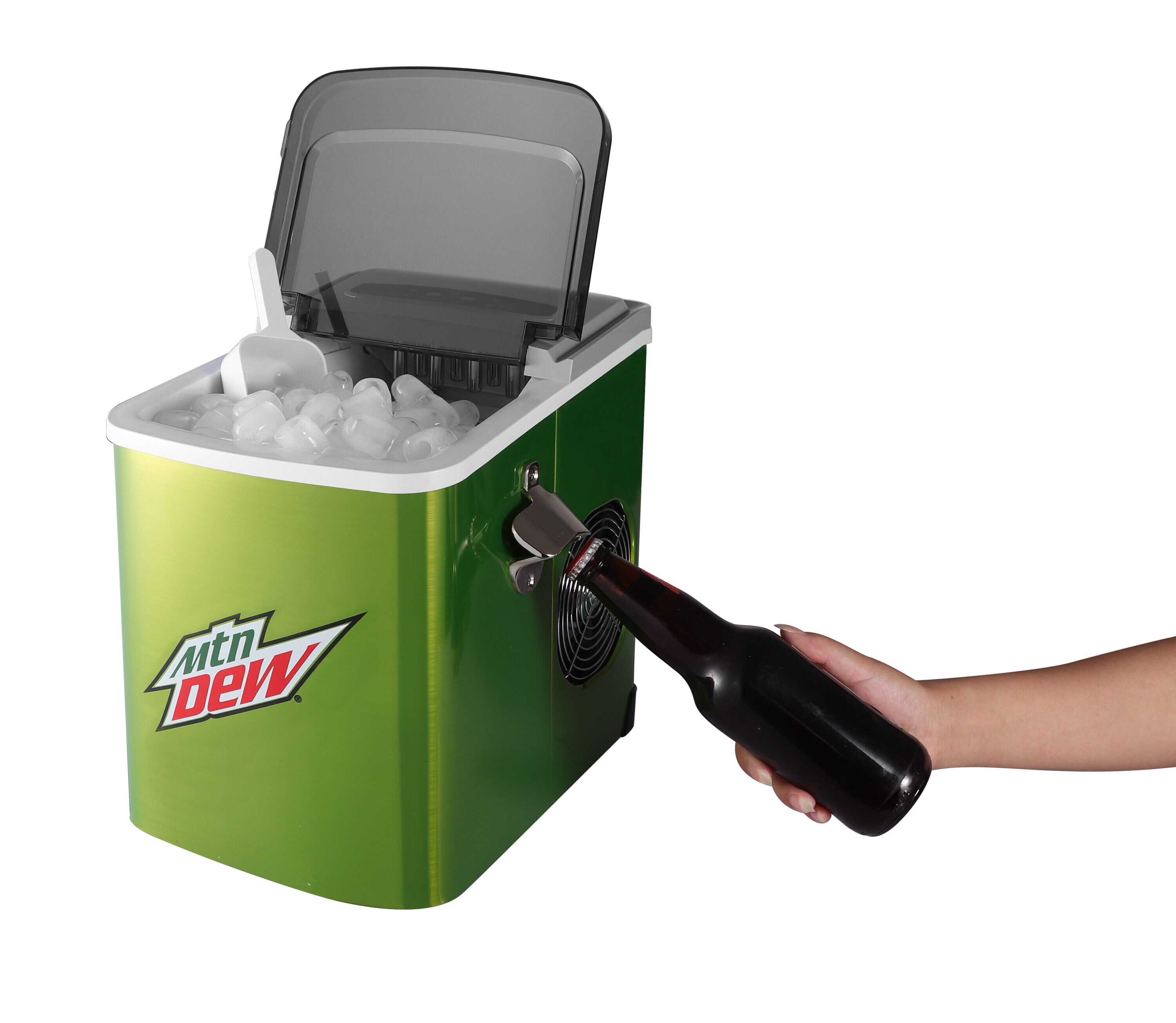Máquina de hacer hielo tipo bala de Frigidaire que produce 26 libras de hielo al día (Verde) ICE148MD