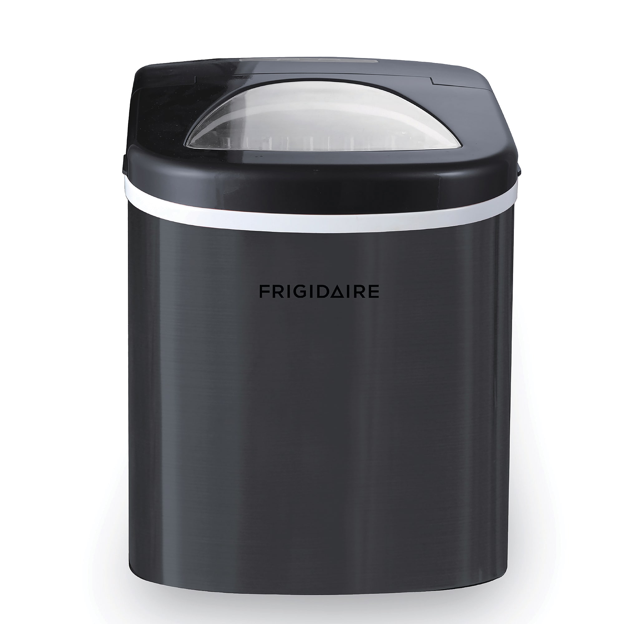 Máquina de hacer hielo en forma de bala para encimera, de Frigidaire, produce 26 libras de hielo al día (Negro) EFIC117-SSBLACK-COM