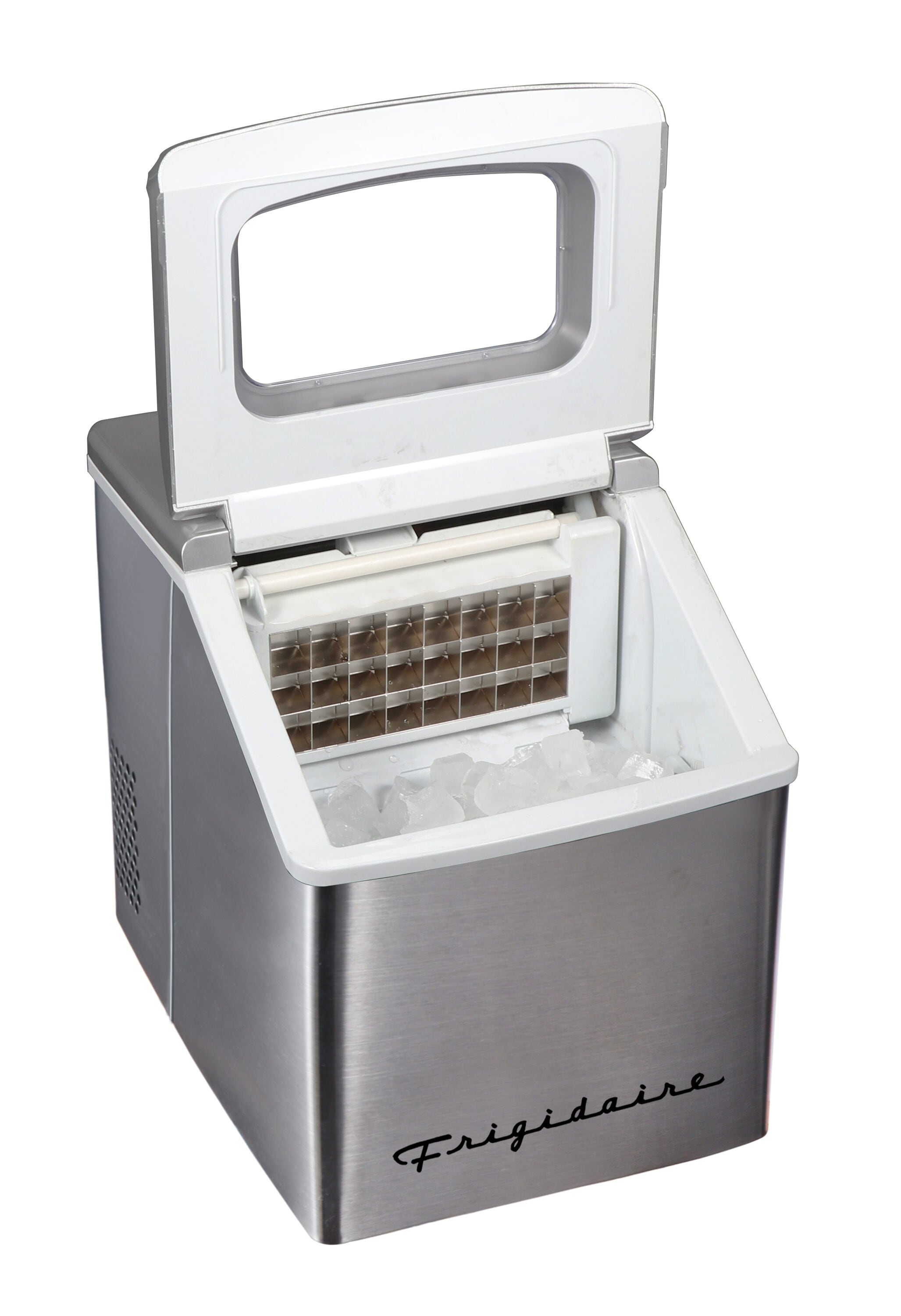 Fabricador de hielo de 40 libras de Frigidaire al día de hielo en cubos (Acero inoxidable) EFIC452-SS.