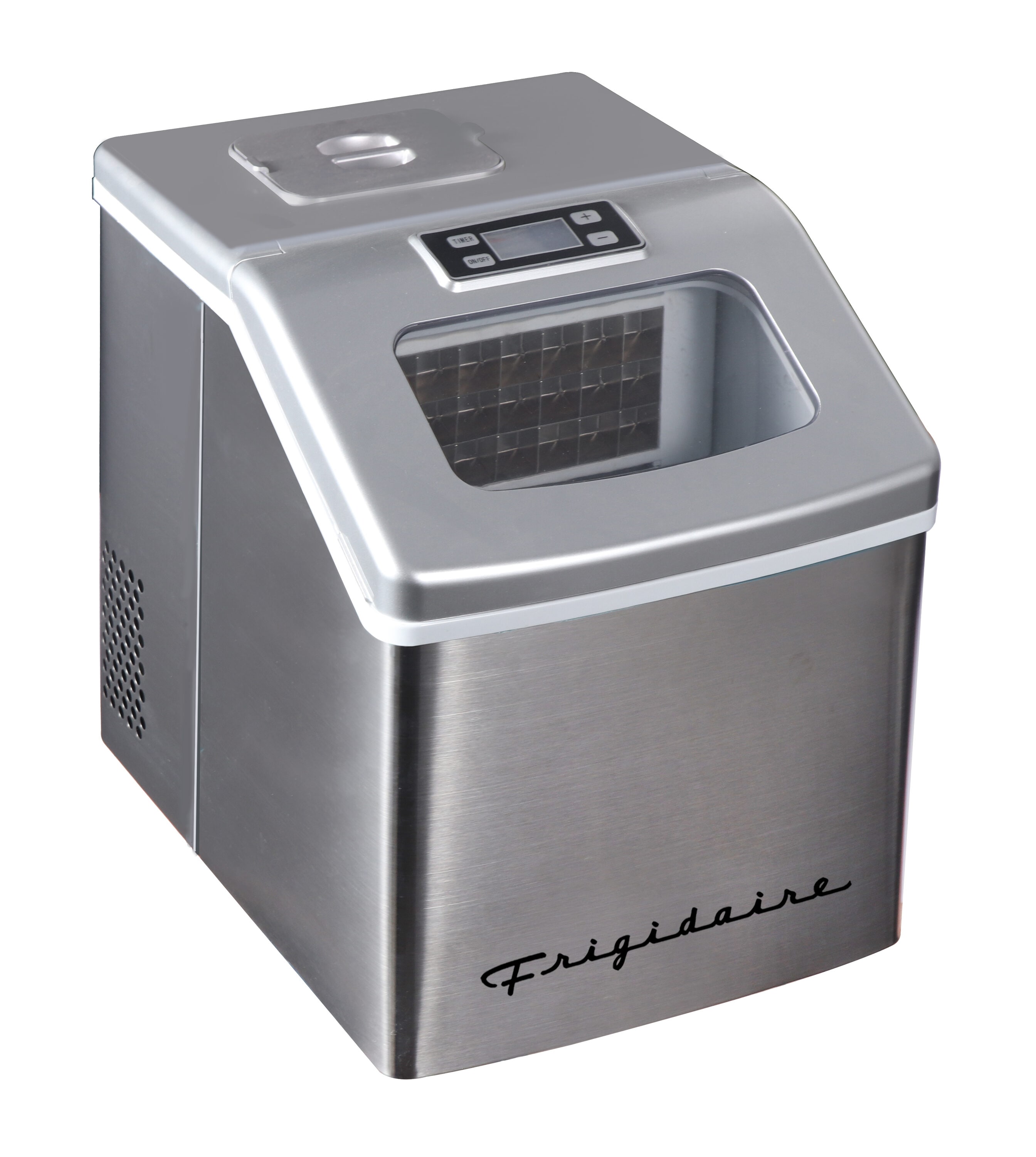 Fabricador de hielo de 40 libras de Frigidaire al día de hielo en cubos (Acero inoxidable) EFIC452-SS.