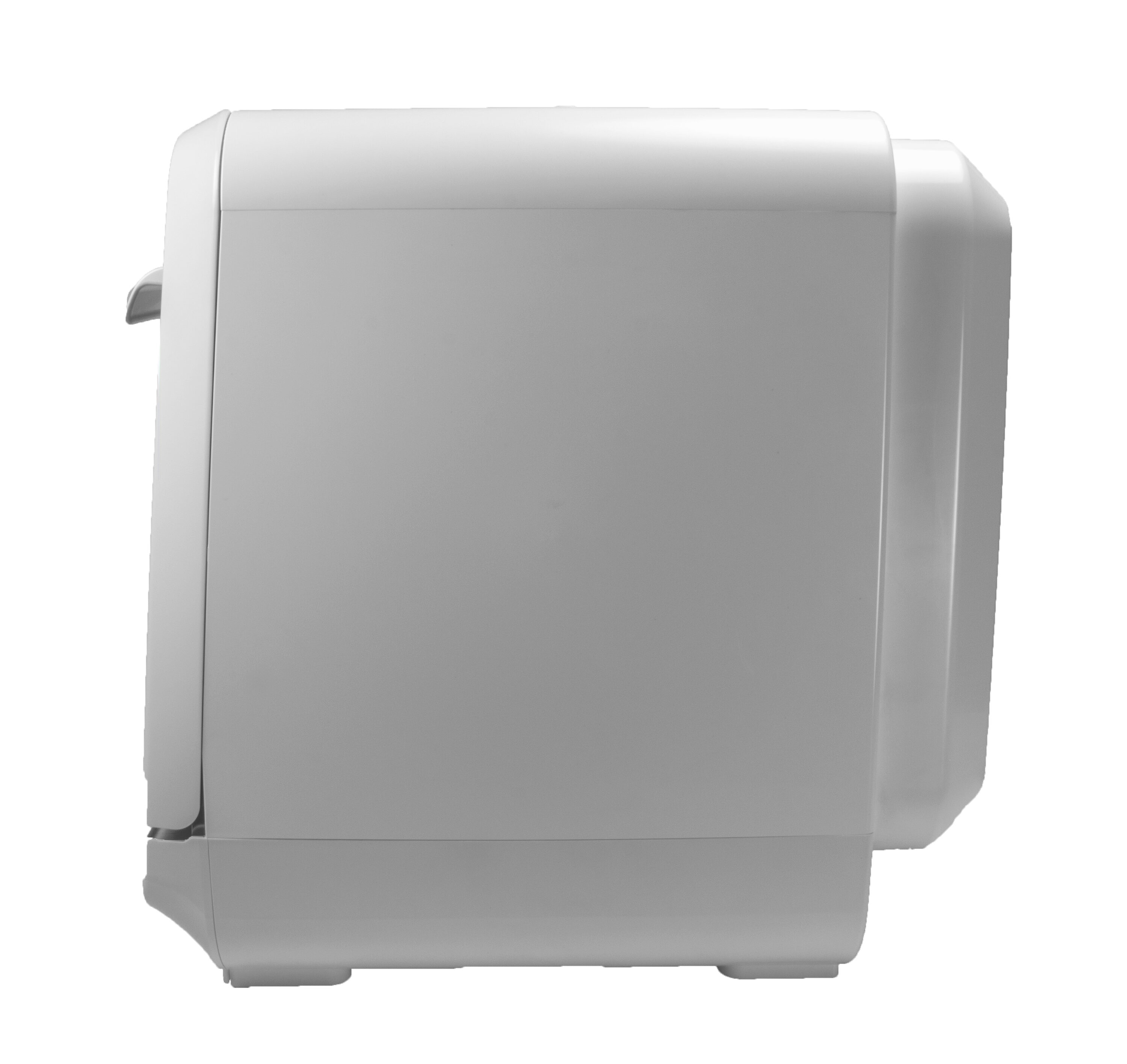 Lavavajillas portátil independiente Magic Chef de 17.4 pulgadas (Blanco) Nivel de sonido estándar de 56 decibeles MCSCD3W