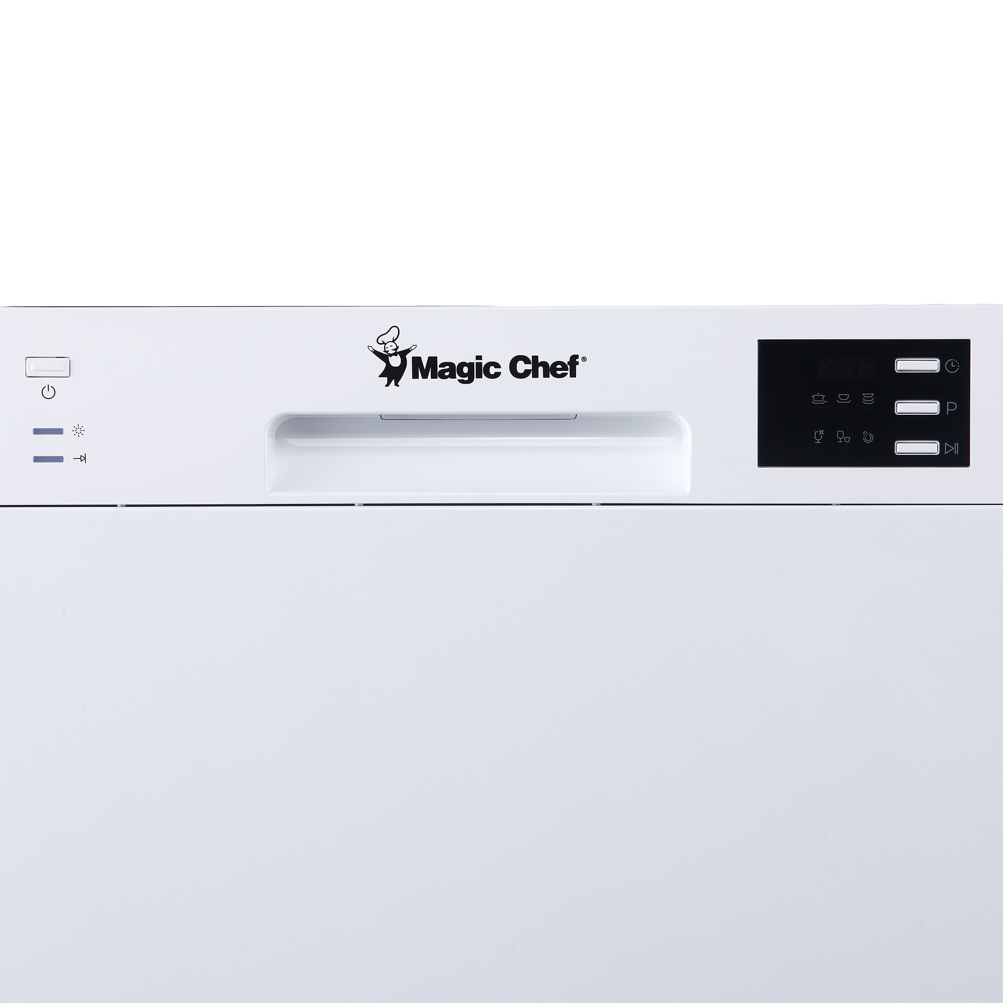 Lavavajillas portátil independiente Magic Chef de 21.7 pulgadas (blanco) Certificado ENERGY STAR, Nivel de Sonido Estándar de 52 Decibeles MCSCD6W5