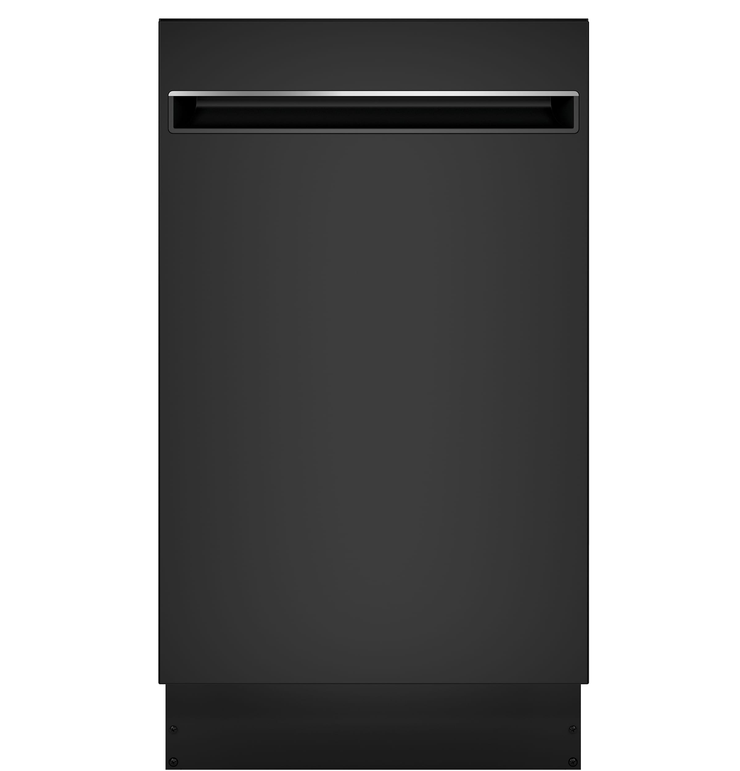 Lavavajillas empotrable de control superior GE Profile de 18 pulgadas (Negro) certificado ENERGY STAR, nivel de sonido muy silencioso de 47 decibeles PDT145SGLBB