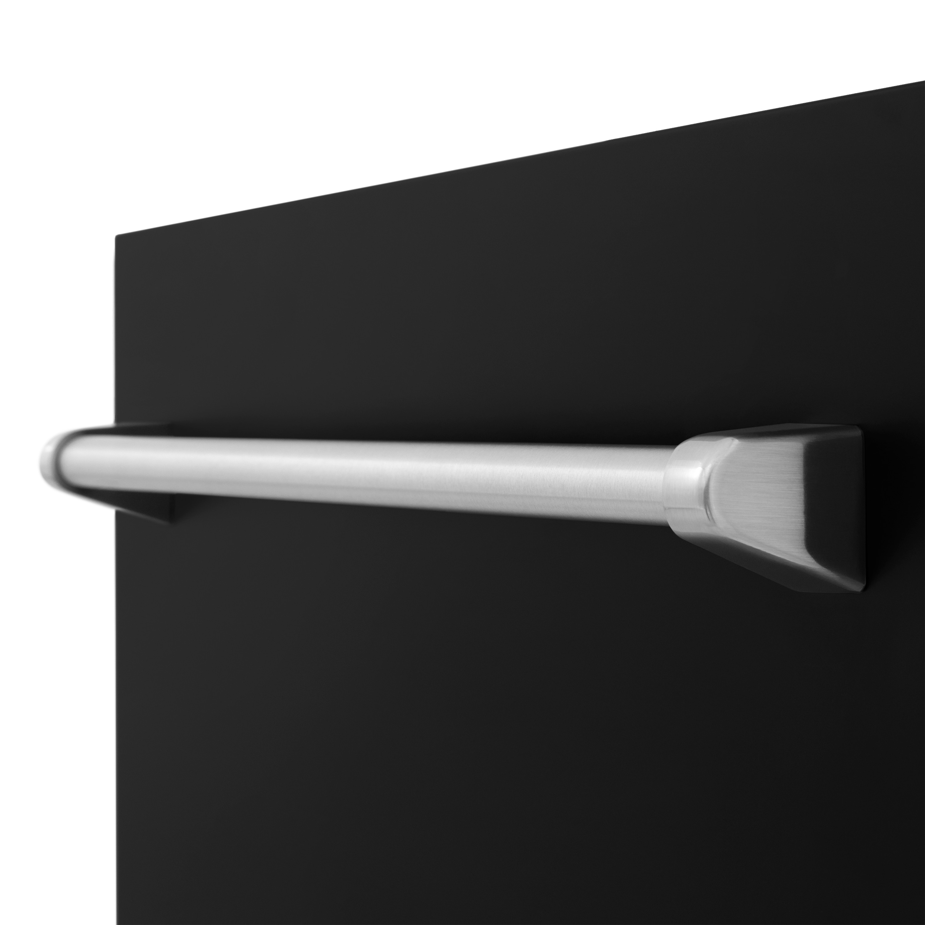 Lavavajillas empotrado de control superior ZLINE KITCHEN & BATH Tallac de 18 pulgadas con tercer rack (Tina de acero inoxidable con panel negro mate) ENERGY STAR, nivel de sonido estándar de 51 decibeles DWV-BLM-18.