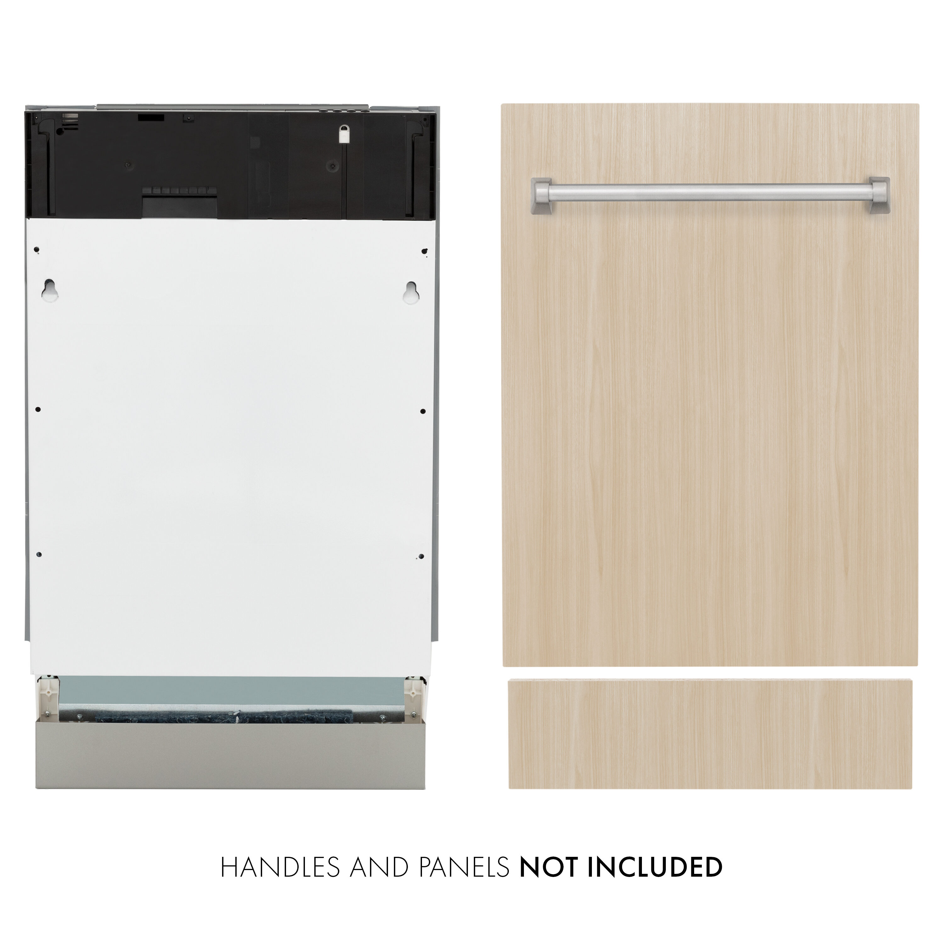 Lavavajillas Empotrado de Control Superior con Tercer Estante (Listo para Panel Personalizado con Tinas de Acero Inoxidable) ENERGY STAR, Nivel de Sonido Estándar de 51 Decibeles DWV-18 Tallac de ZLINE KITCHEN & BATH
