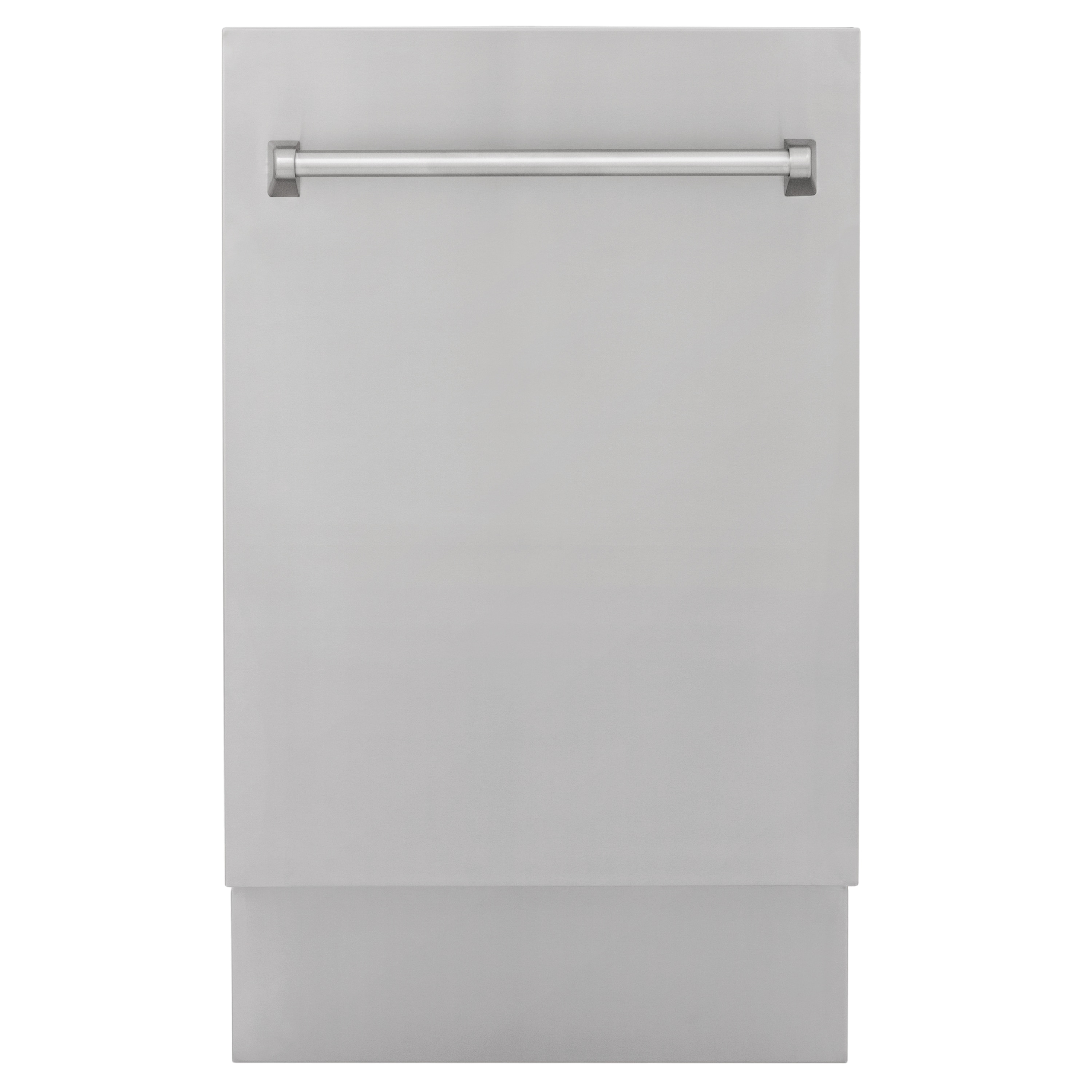 Lavavajillas empotrable de control superior de 18 pulgadas de ZLINE KITCHEN & BATH con tercer rack (tina de acero inoxidable con panel de acero inoxidable tradicional) ENERGY STAR, nivel de sonido estándar de 51 decibeles DWV-304-18