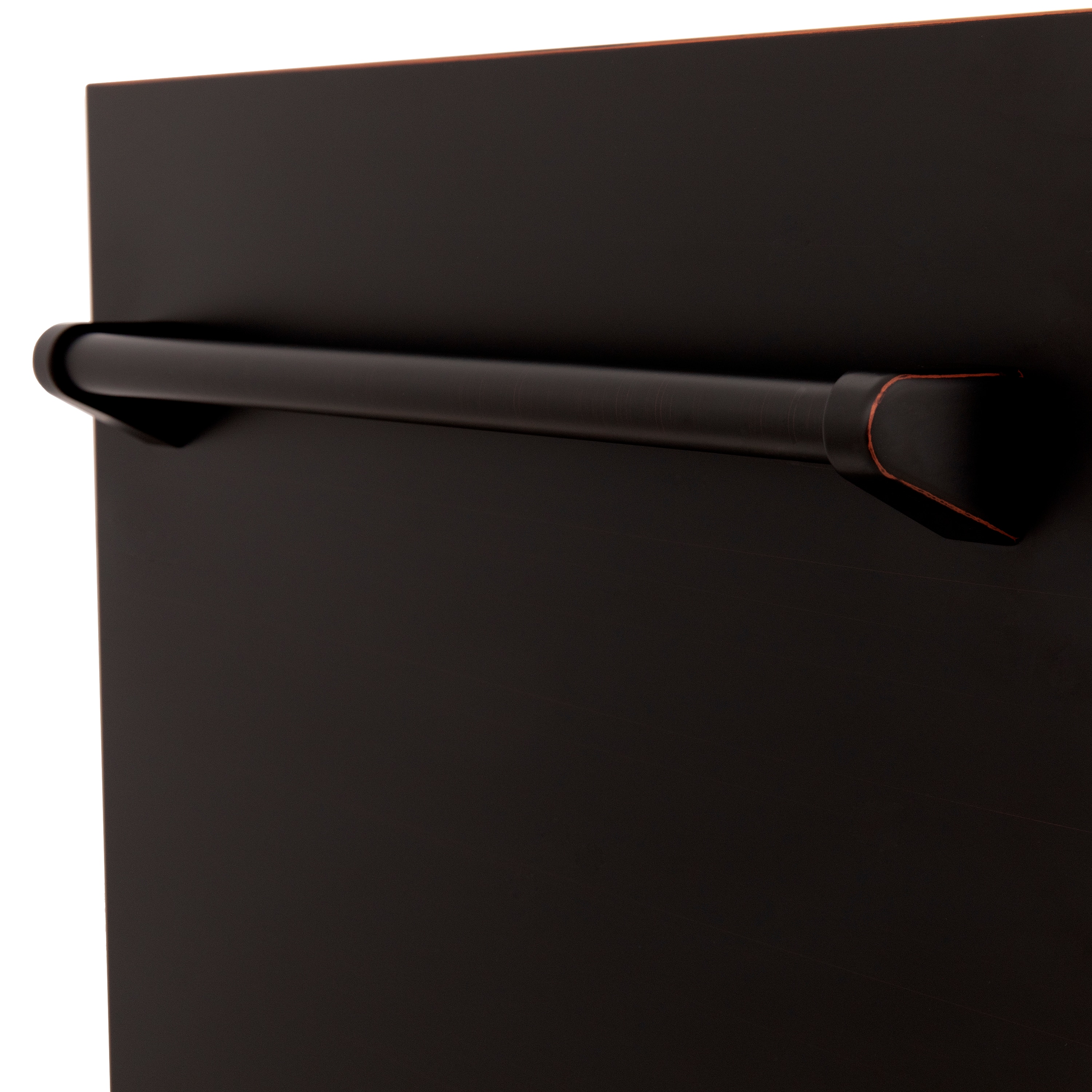 Lavavajillas Empotrado ZLINE KITCHEN & BATH Tallac de 18 pulgadas con Control Superior y Tercer Riel (tina de acero inoxidable con panel de bronce en aceite) con Certificación ENERGY STAR, Nivel de Sonido Estándar de 51 Decibeles DWV-ORB-18