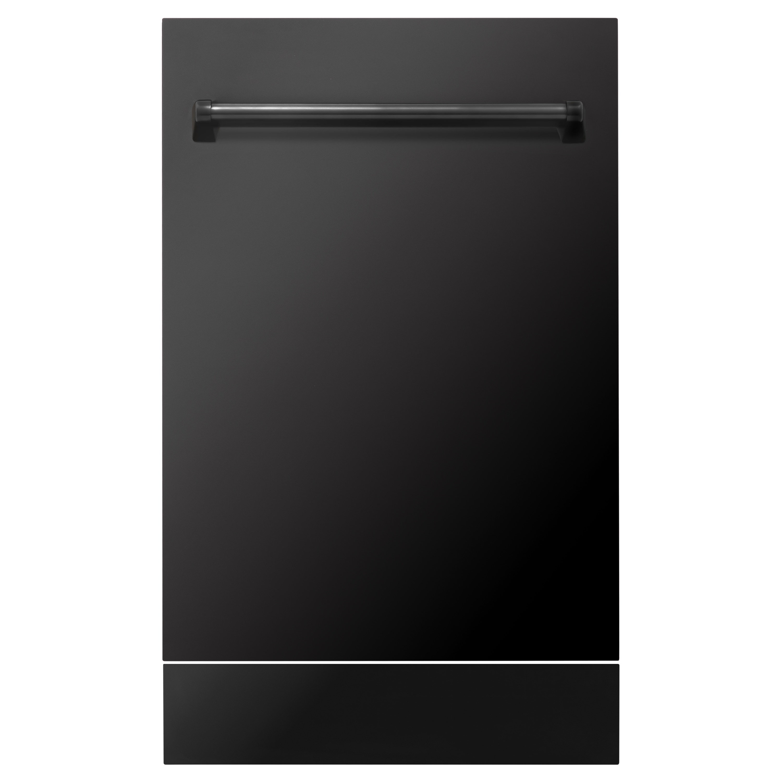 Lavavajillas empotrable de control superior de 18 pulgadas con tercera rejilla (tina de acero inoxidable con panel de acero inoxidable negro) ENERGY STAR, nivel de sonido estándar de 51 decibelios modelo DWV-BS-18 de ZLINE KITCHEN & BATH Tallac.