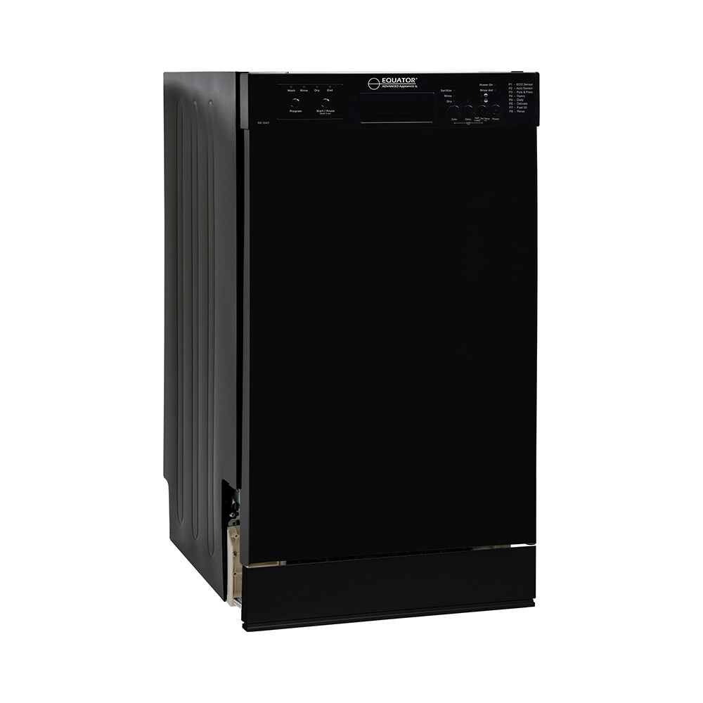 Lavavajillas Empotrado Control Frontal de 18 pulgadas (Negro) Estrella de Energía, Nivel de Sonido Muy Silencioso de 51 decibeles Modelo BB 1840