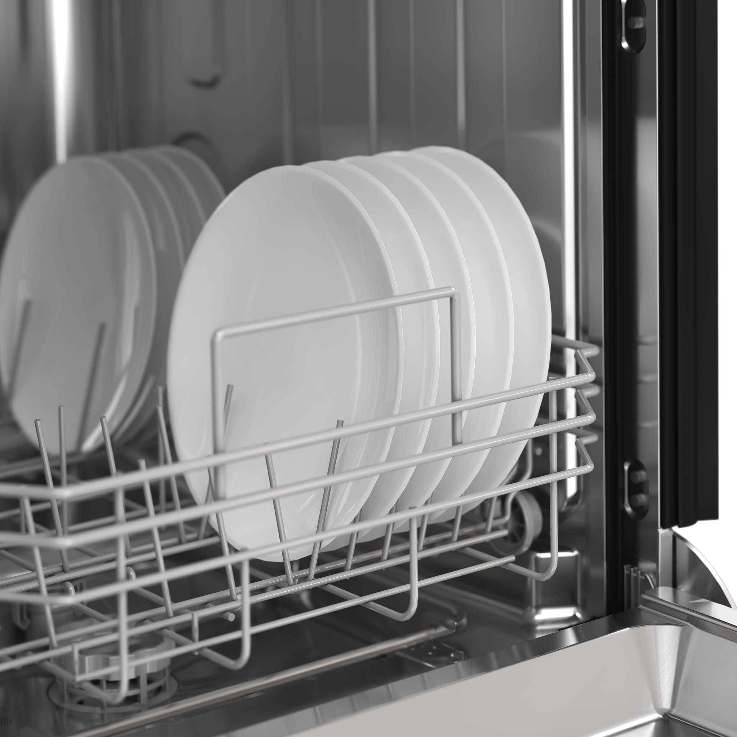 Lavavajillas Integrado de 18 pulgadas con Control Frontal FORNO (Acero Inoxidable) ENERGY STAR, Nivel de Sonido Estándar de 52 decibeles FDWBI8041-18S.