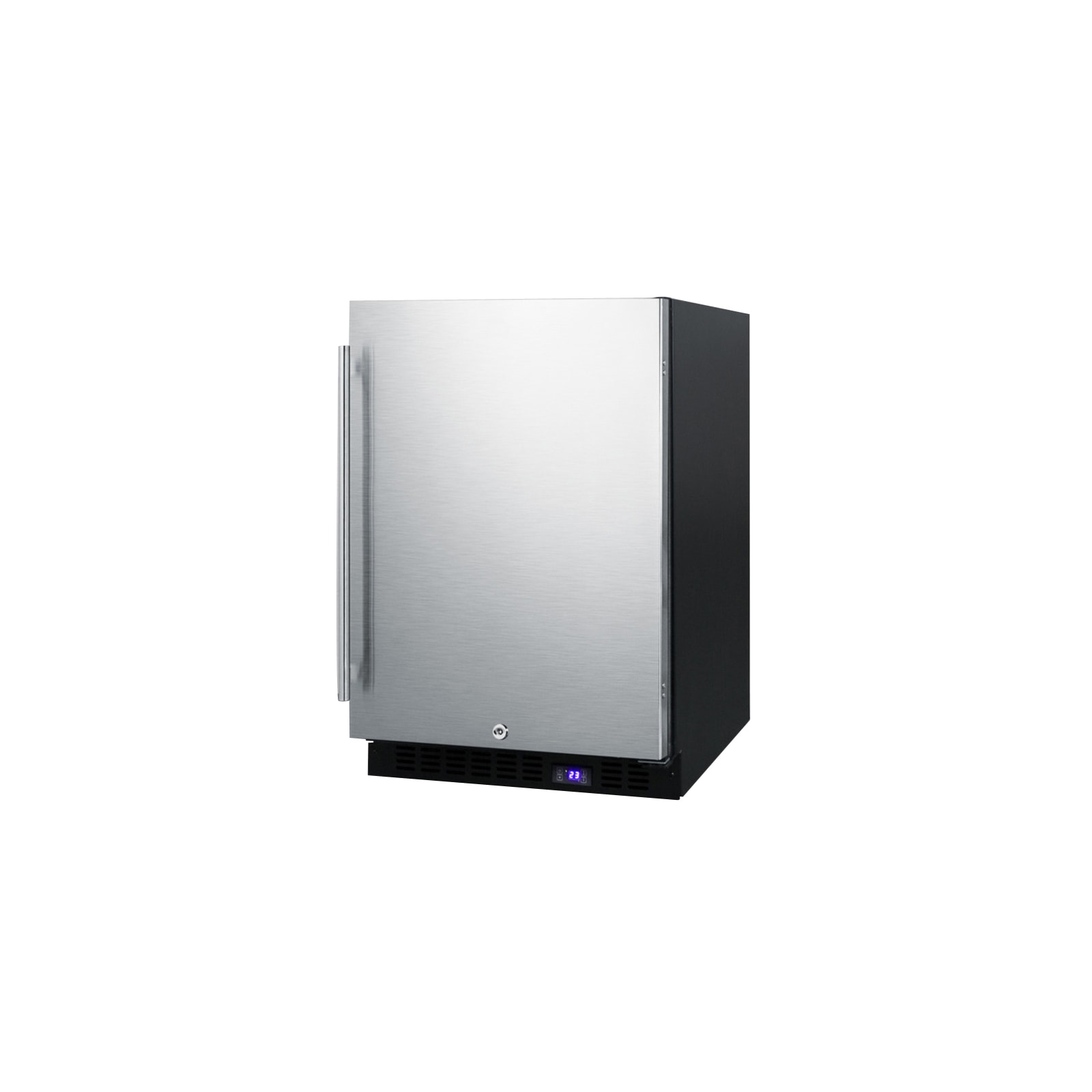 Congelador vertical sin escarcha de acero inoxidable de 4.72 pies cúbicos de Summit Appliance