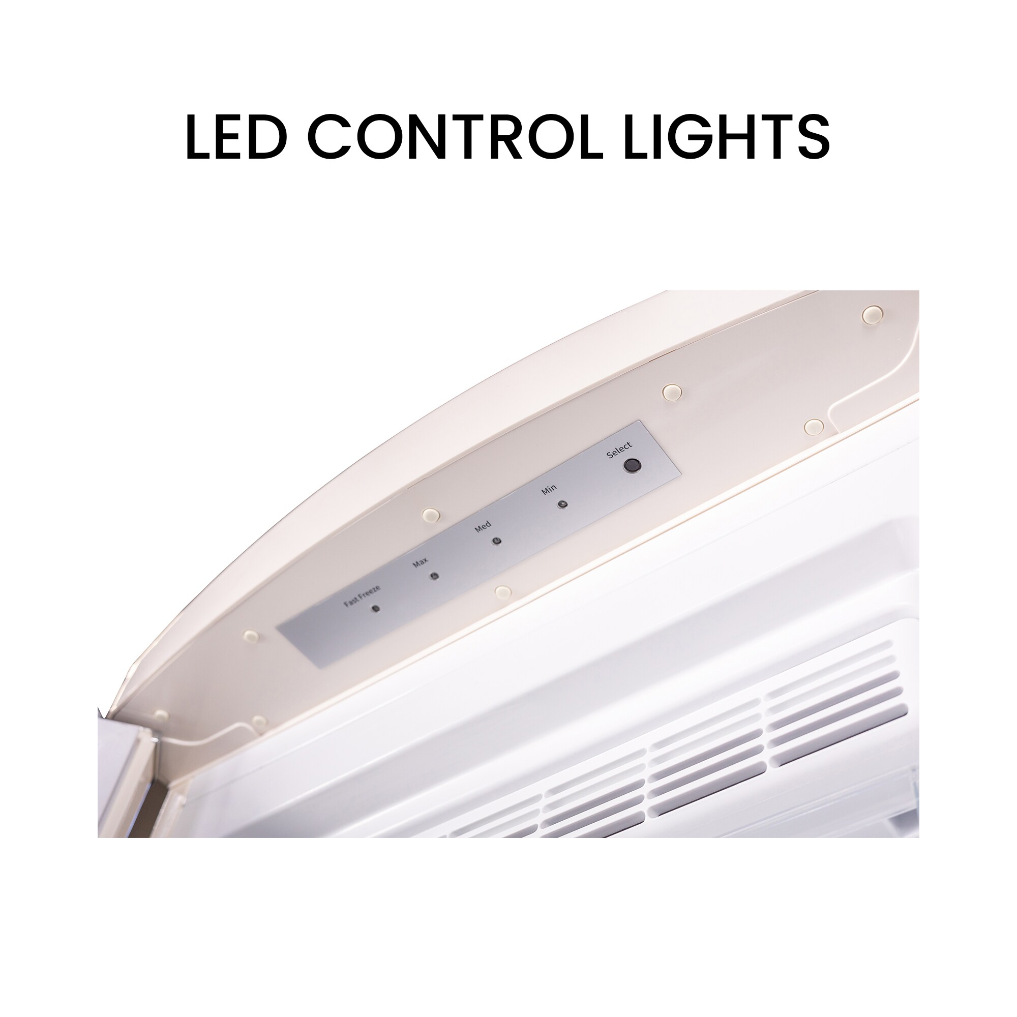 Congelador vertical convertible ConServ de 8.3 pies cúbicos sin escarcha (Crema) FF 830 C