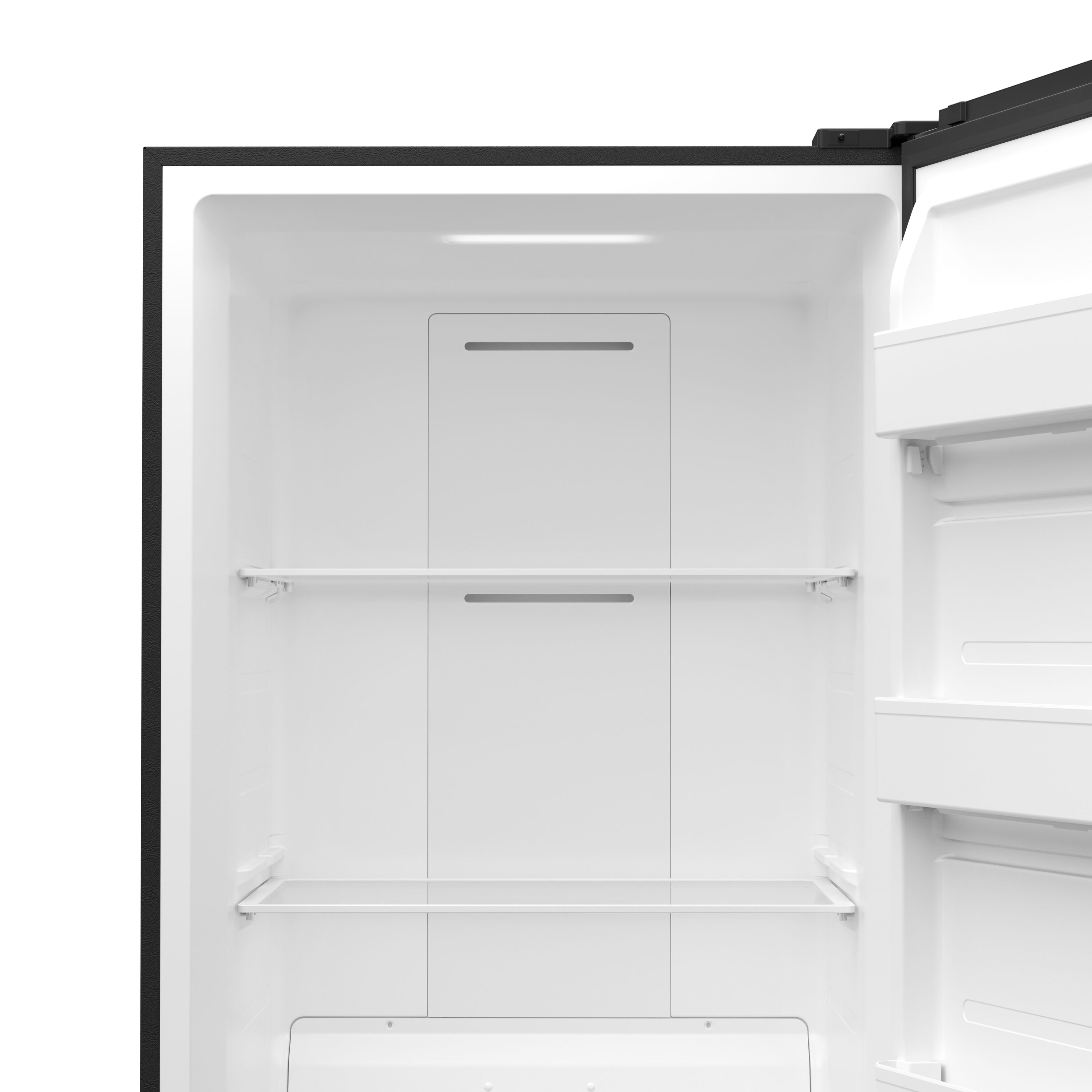 Congelador/Refrigerador Vertical Convertible KoolMore de 21 pies cúbicos, sin escarcha, en color plateado, Certificado ENERGY STAR KM-RUF-21S.