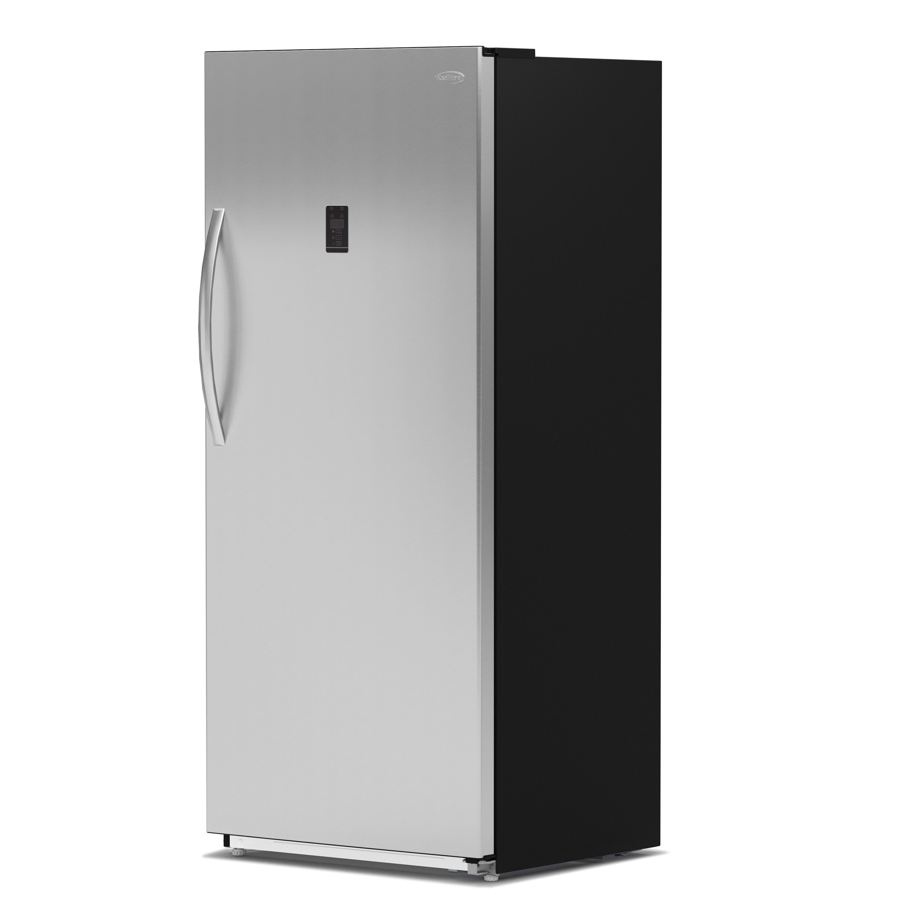 Congelador/Refrigerador Vertical Convertible KoolMore de 21 pies cúbicos, sin escarcha, en color plateado, Certificado ENERGY STAR KM-RUF-21S.