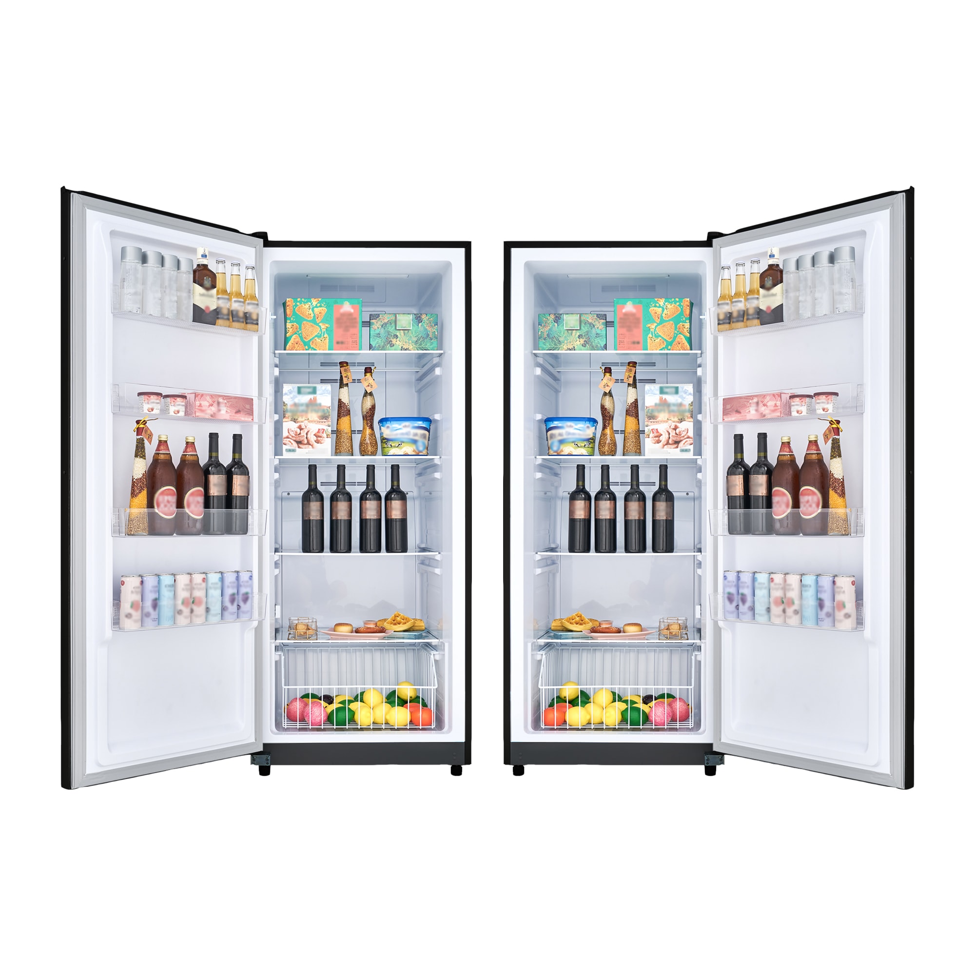 Congelador/Refrigerador Vertical Convertible ConServ de 17 pies cúbicos, listo para el garaje, sin escarcha (Negro) Certificado ENERGY STAR FR1700 BREV