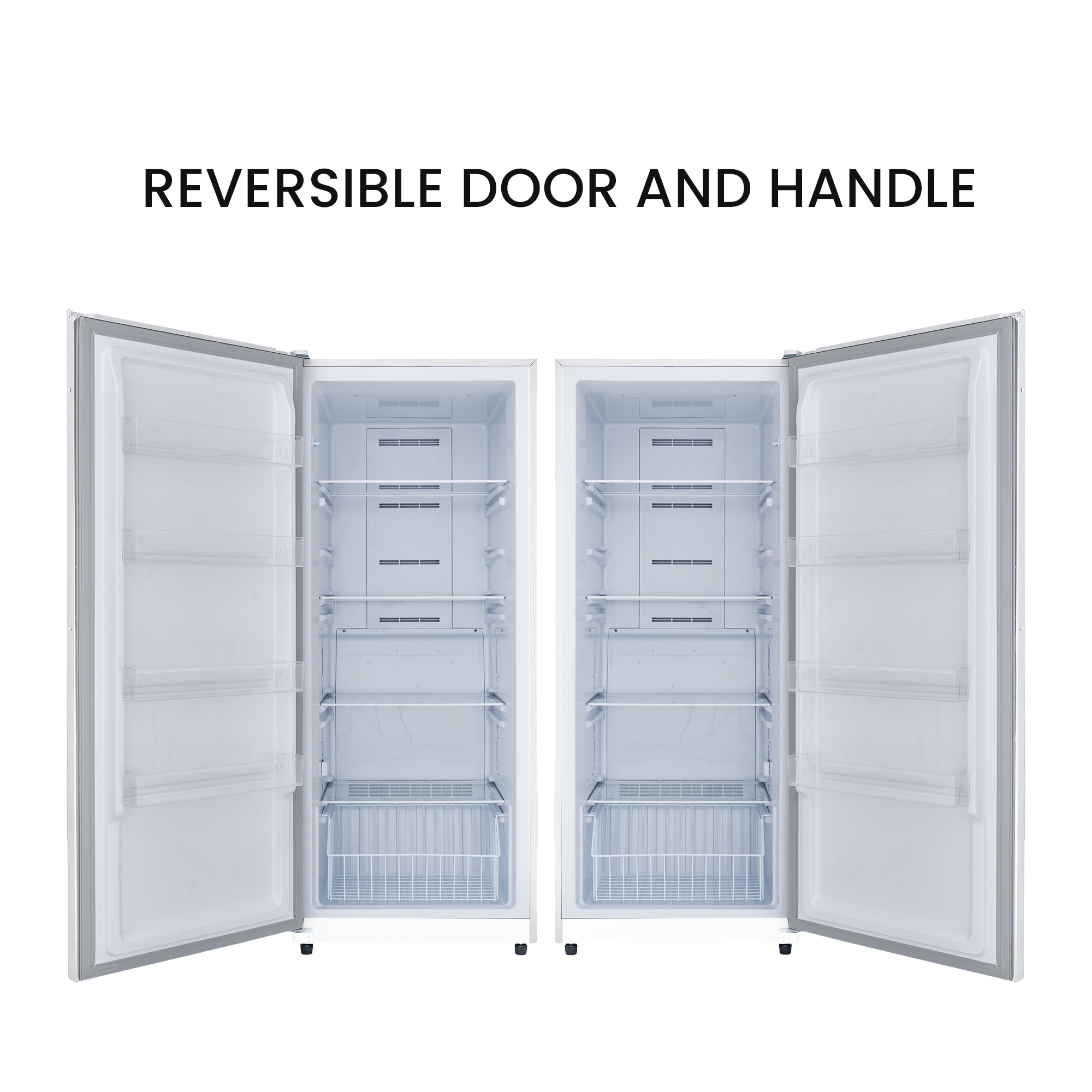 Congelador/Refrigerador Vertical Convertible ConServ de 17 pies cúbicos Listo para Garage, Libre de Escarcha (Blanco) Certificado ENERGY STAR FR1700 WREV