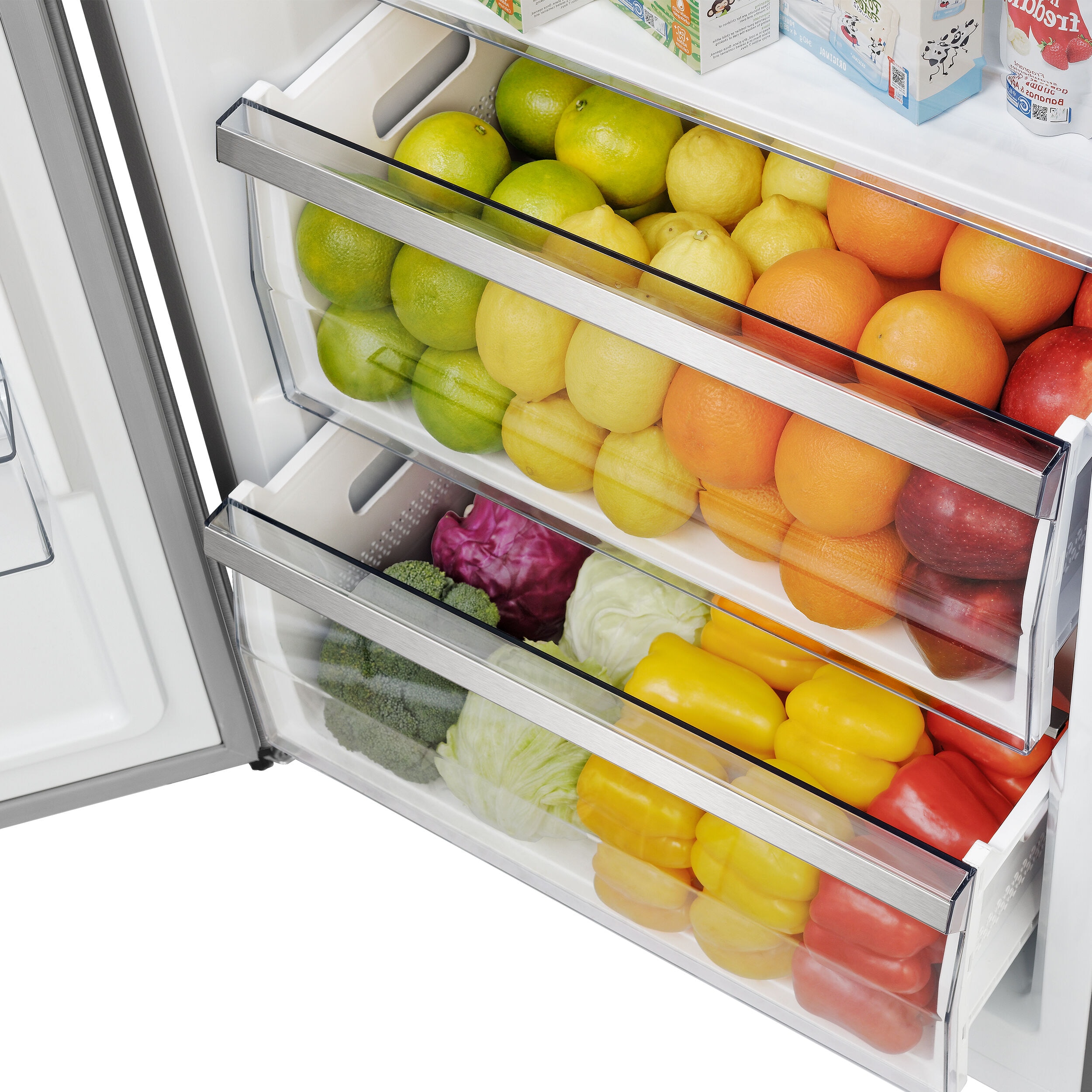 Congelador/Refrigerador Vertical Convertible FORNO Maderno de 13.6 pies cúbicos congelador vertical libre de escarcha (Acero inoxidable) Certificado ENERGY STAR FFFFD1722-32LS