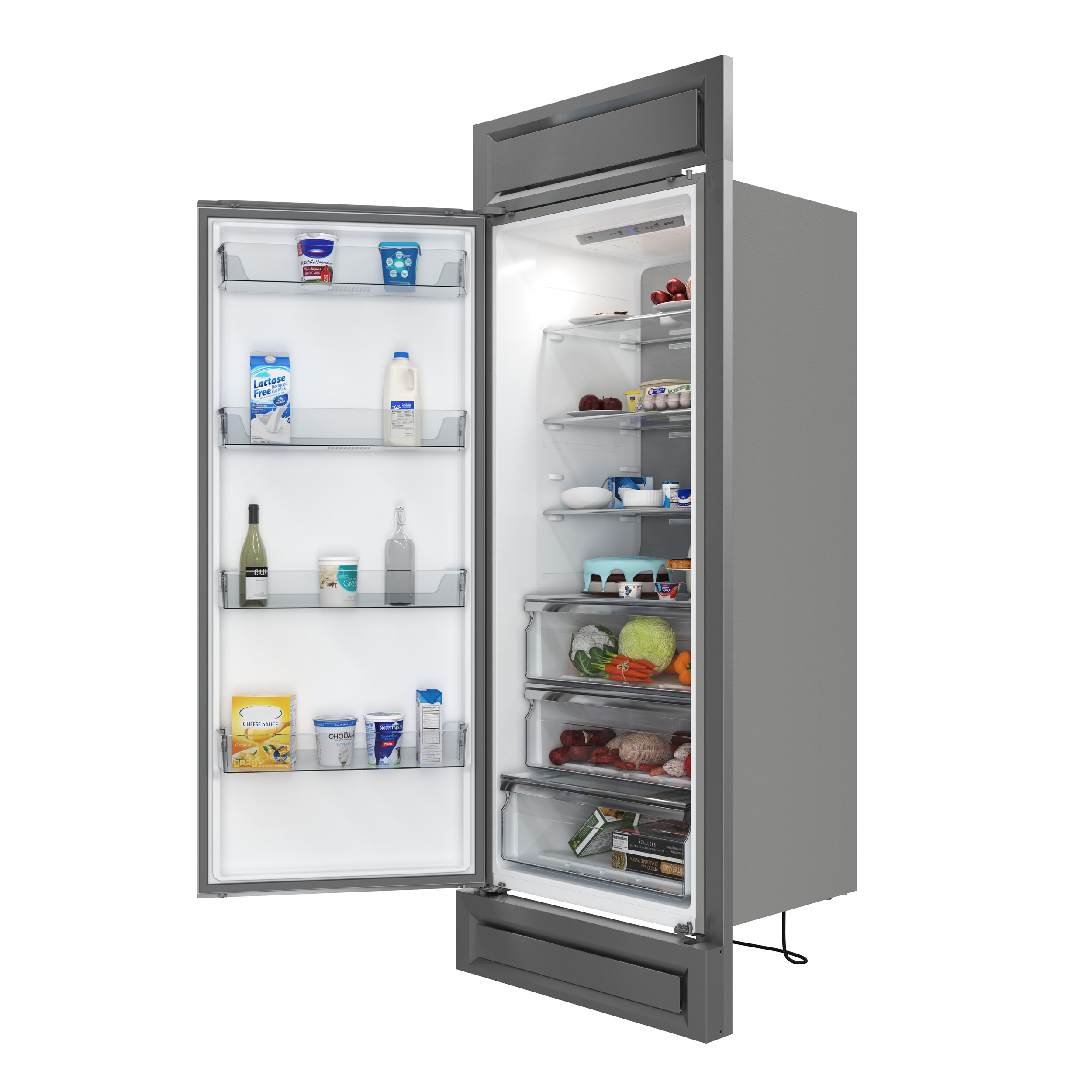 Congelador/Refrigerador Vertical Convertible FORNO Maderno de 13.6 pies cúbicos congelador vertical libre de escarcha (Acero inoxidable) Certificado ENERGY STAR FFFFD1722-32LS