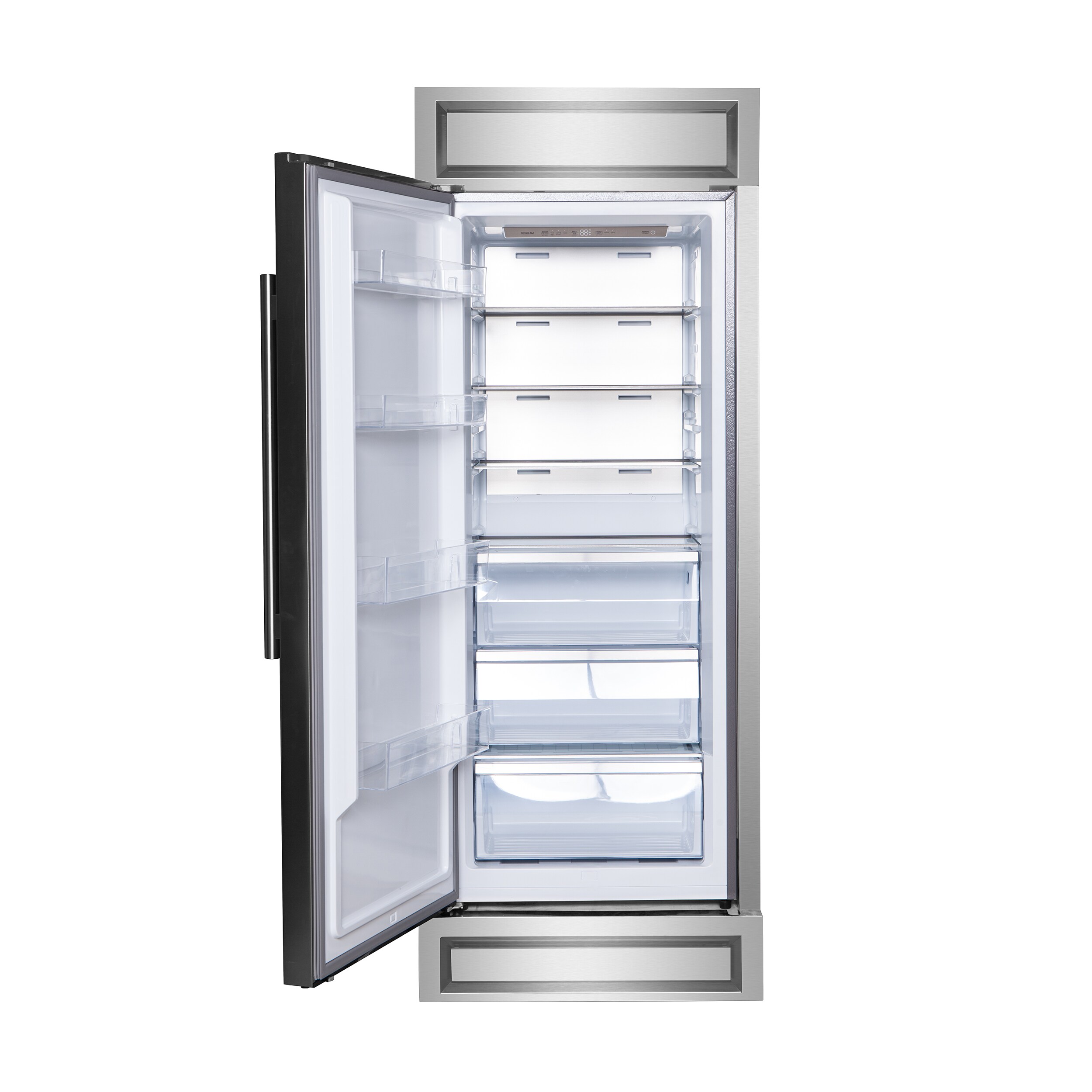 Congelador/Refrigerador Vertical Convertible FORNO Maderno de 13.6 pies cúbicos congelador vertical libre de escarcha (Acero inoxidable) Certificado ENERGY STAR FFFFD1722-32LS