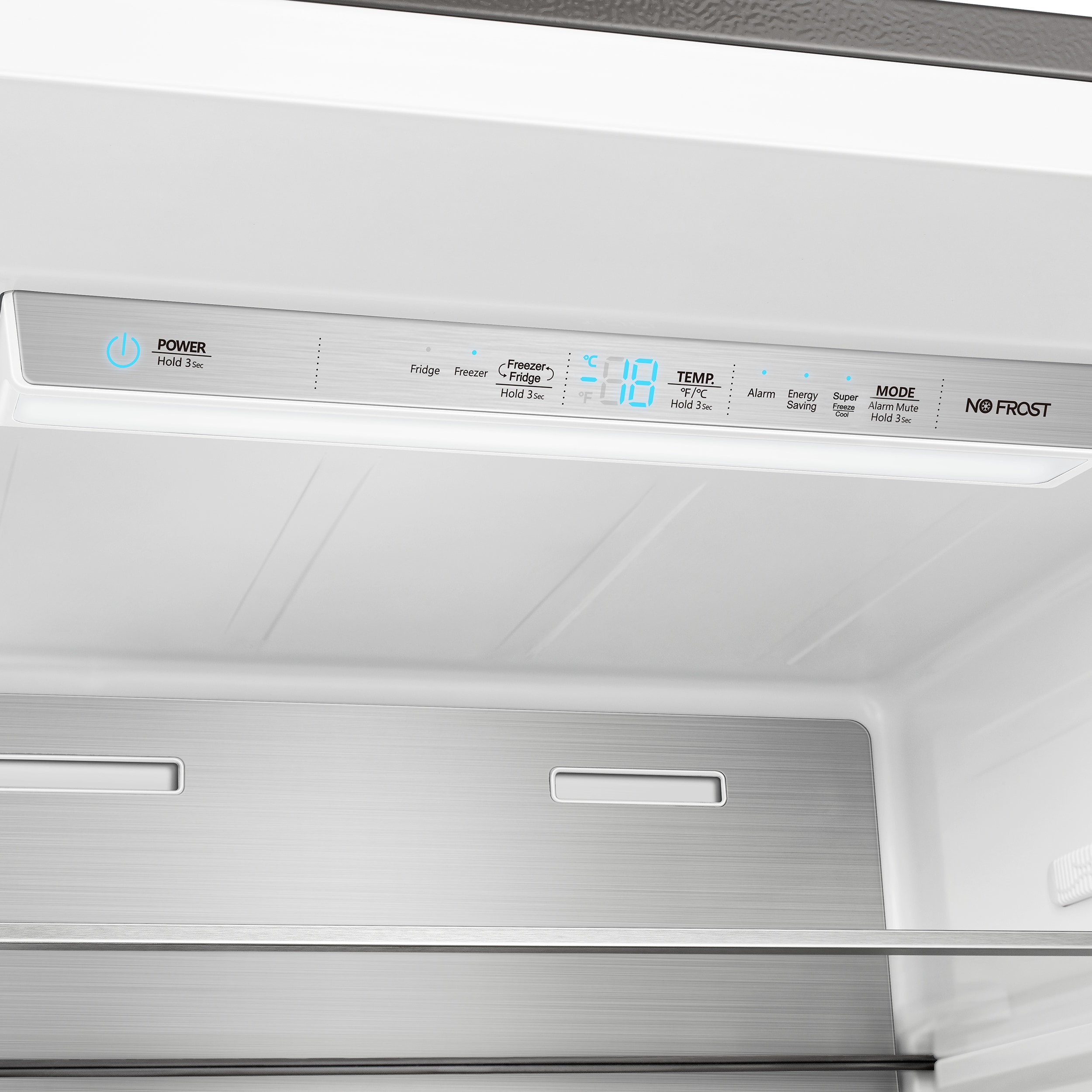 Congelador/Refrigerador Vertical Convertible FORNO Maderno de 13.6 pies cúbicos congelador vertical libre de escarcha (Acero inoxidable) Certificado ENERGY STAR FFFFD1722-32LS