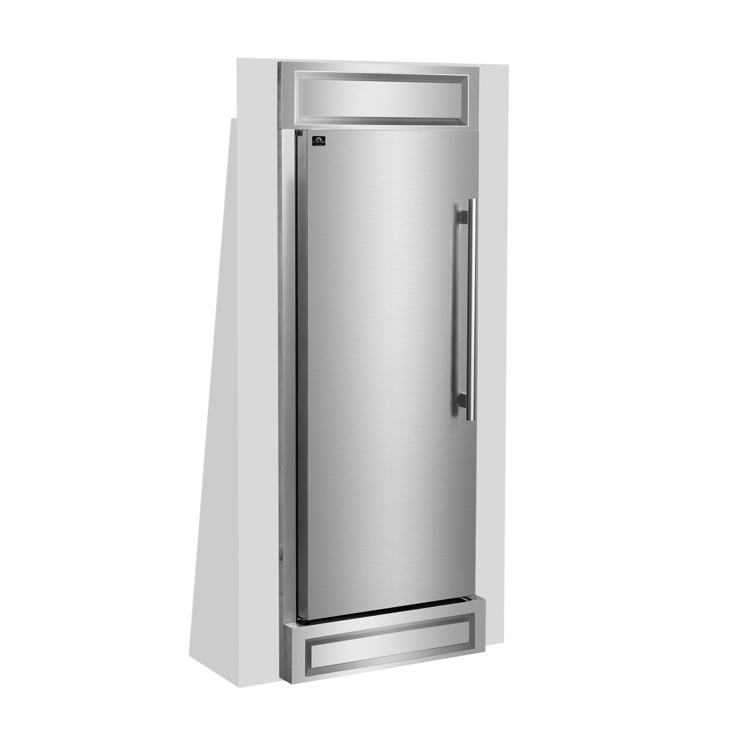 Congelador/Refrigerador Vertical Convertible FORNO Maderno de 13.6 pies cúbicos congelador vertical libre de escarcha (Acero inoxidable) Certificado ENERGY STAR FFFFD1722-32LS
