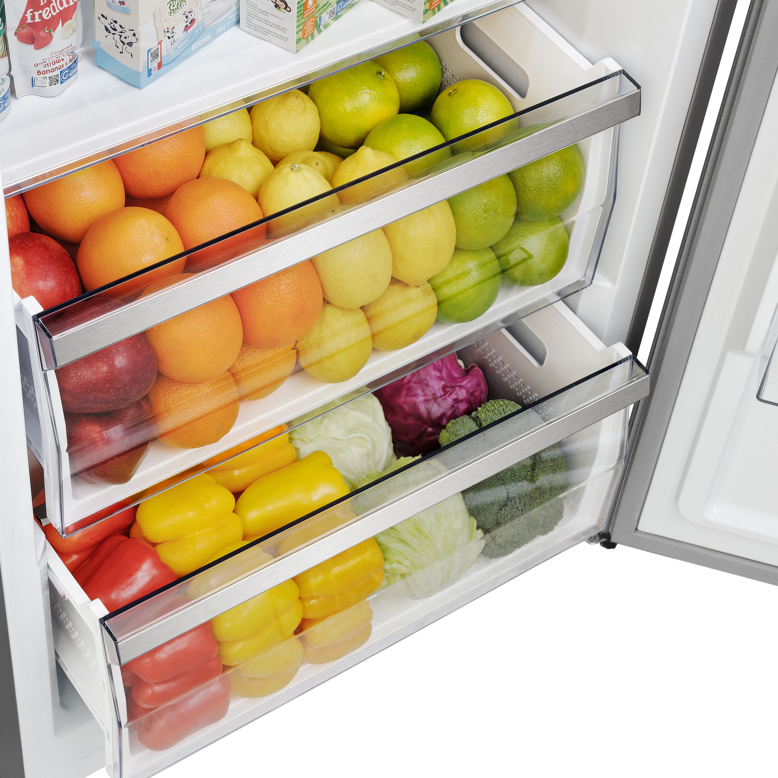Congelador/Refrigerador Vertical Convertible FORNO Maderno de 13.6 pies cúbicos sin escarcha (Acero Inoxidable) Certificado ENERGY STAR FFFFD1722-32RS