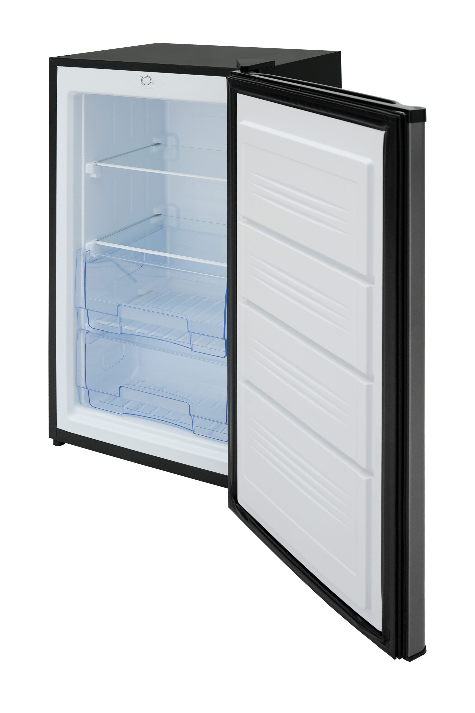 Congelador/Refrigerador Vertical Convertible KoolMore 4.2 pies cúbicos (Negro)