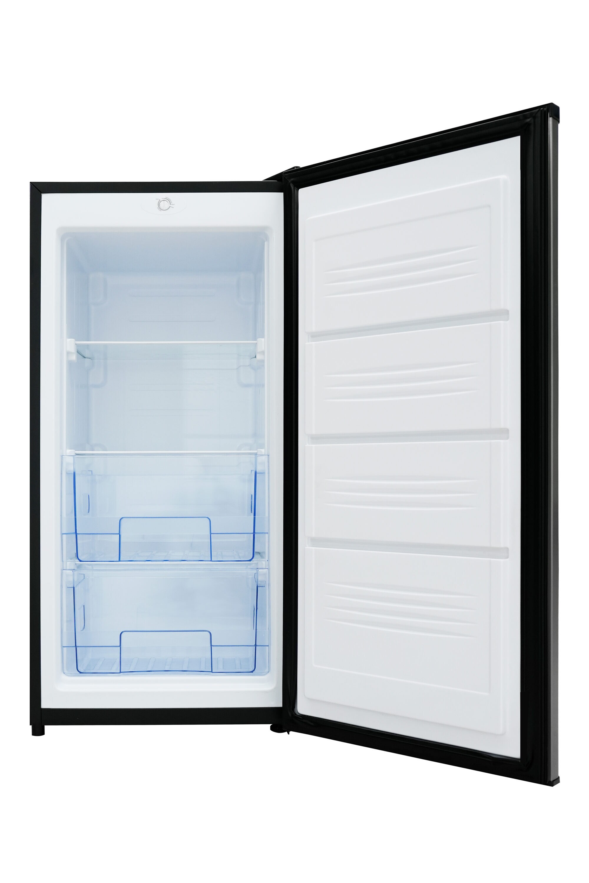 Congelador/Refrigerador Vertical Convertible KoolMore 4.2 pies cúbicos (Negro)