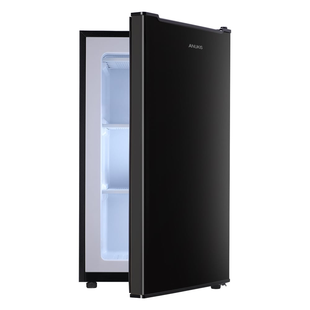 Congelador/Refrigerador Vertical Convertible Jeremy Cass de 2.8 pies cúbicos (Negro) GJLWASH44