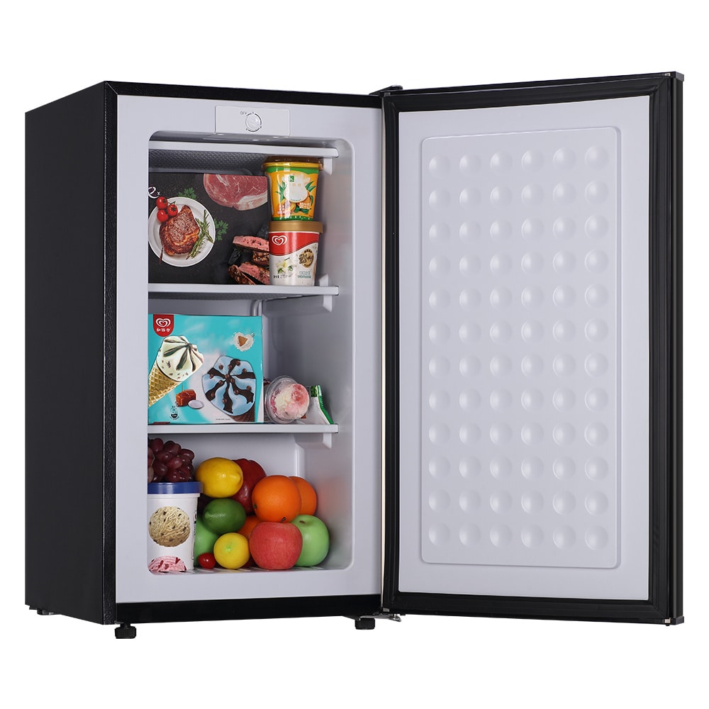 Congelador/Refrigerador Vertical Convertible Jeremy Cass de 2.8 pies cúbicos (Negro) GJLWASH44