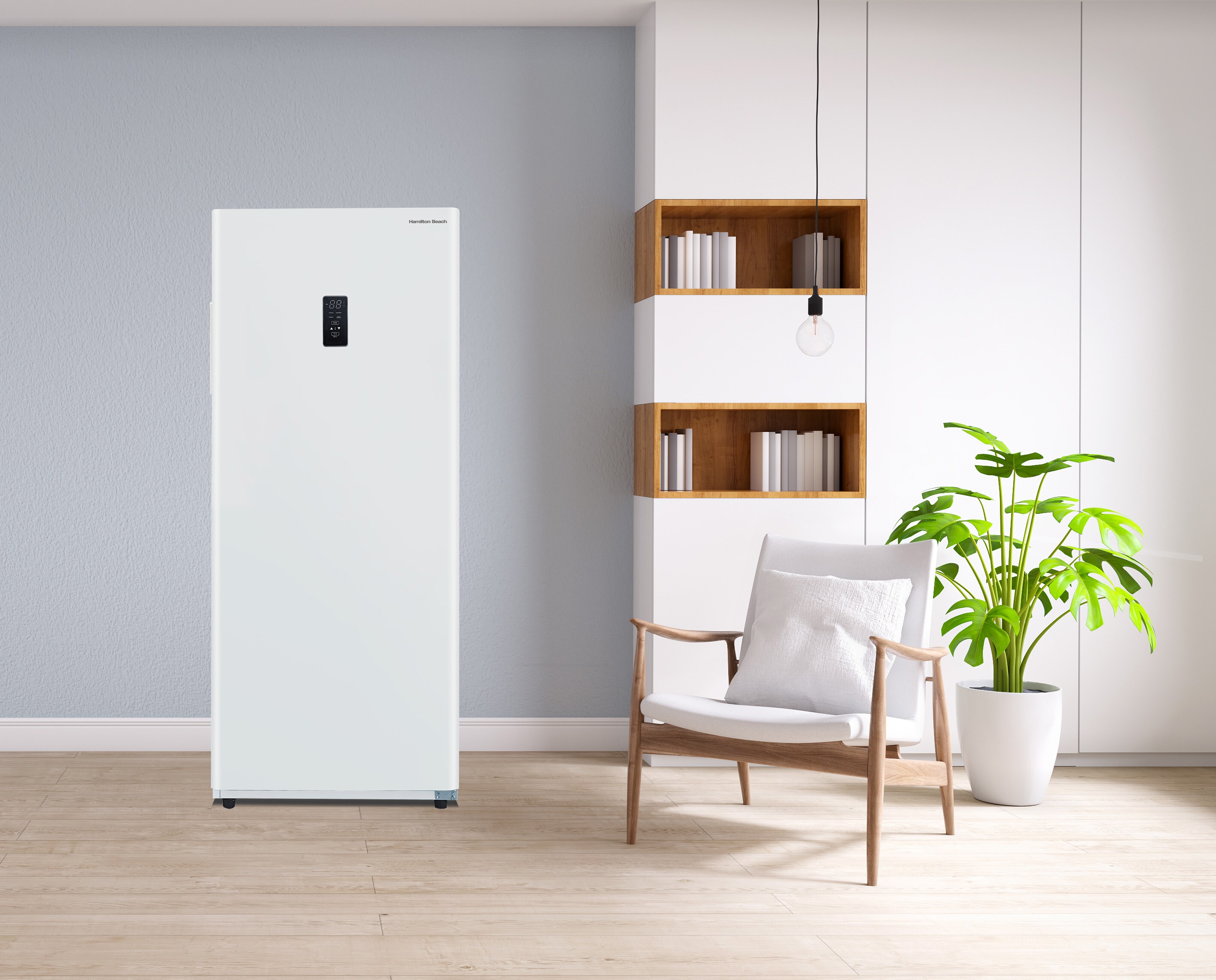 Congelador/Refrigerador Vertical Convertible Hamilton Beach de 14 pies cúbicos sin escarcha (Blanco) HZ49411494