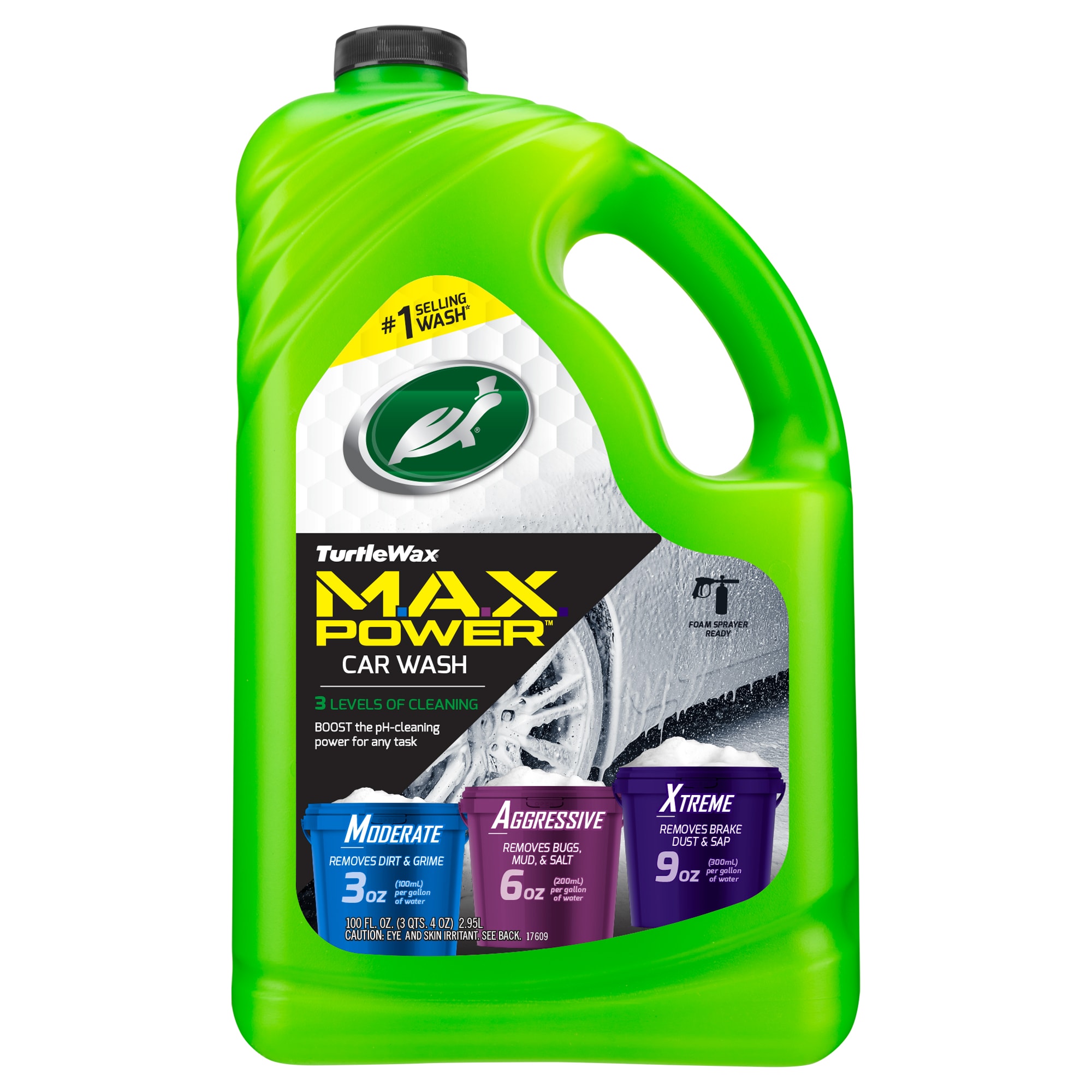 Líquido de lavado para exterior de automóvil de 100 onzas fluidas