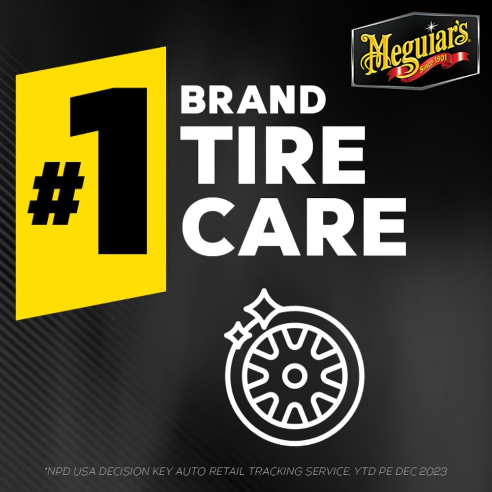 Meguiar's Brillo Caliente para Llantas 15 Onzas Lavado Exterior de Carro G13815