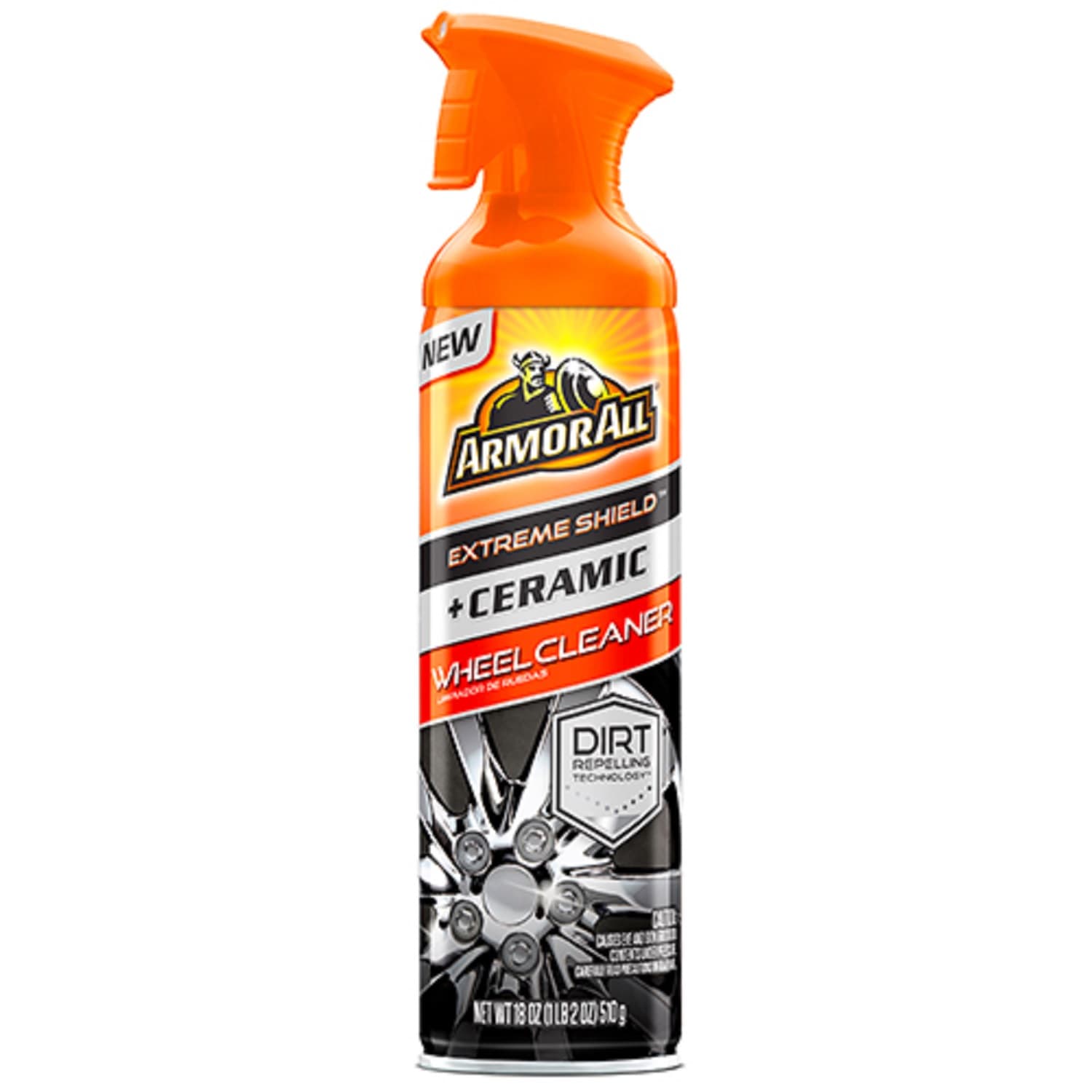 Kit de Restauración para Exterior de Automóviles de 18 Onzas con Limpiador de Rines Cerámicos Armor All Extreme Shield.
